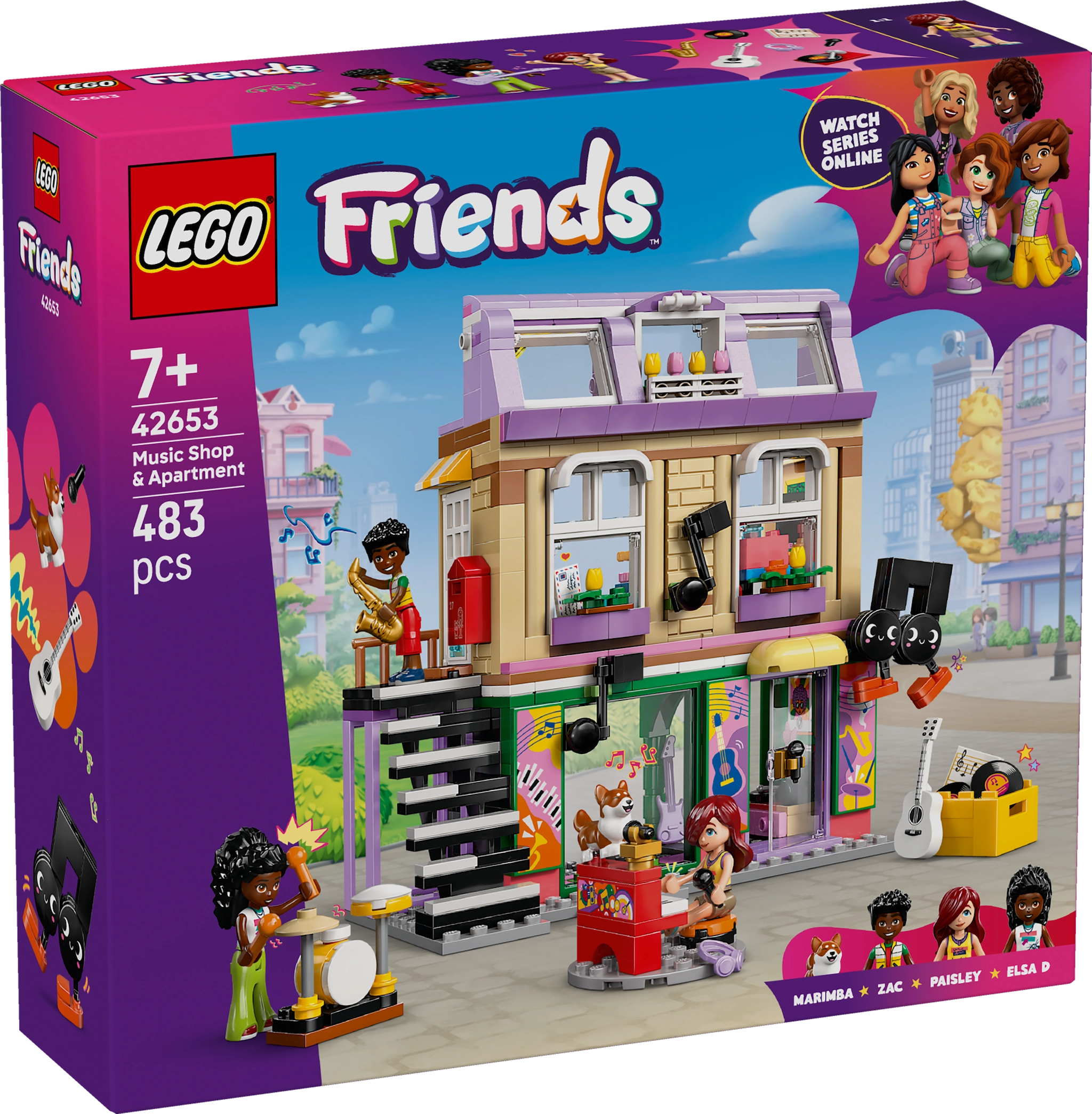 real friends spielzeug LEGO® Friends 42653 Musikladen & Wohnung
