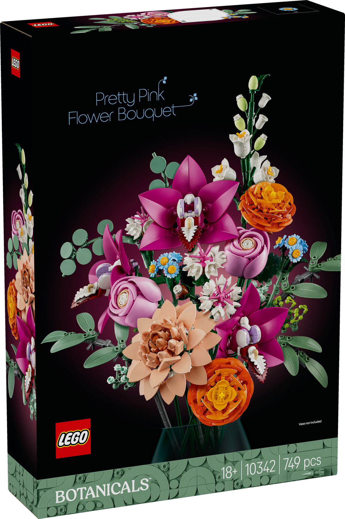 LEGO 10342 Schöner Rosafarbener Blumenstrauß