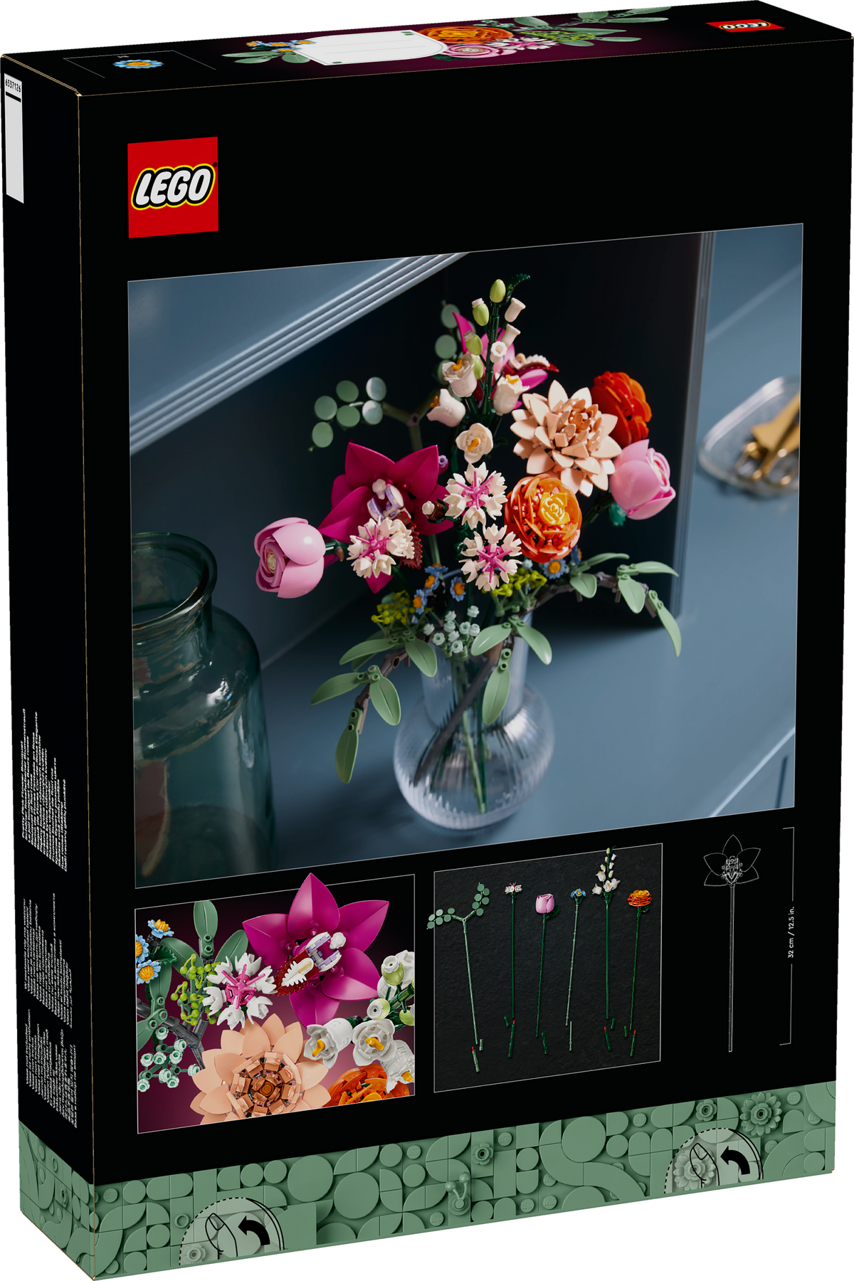 LEGO 10342 Schöner Rosafarbener Blumenstrauß