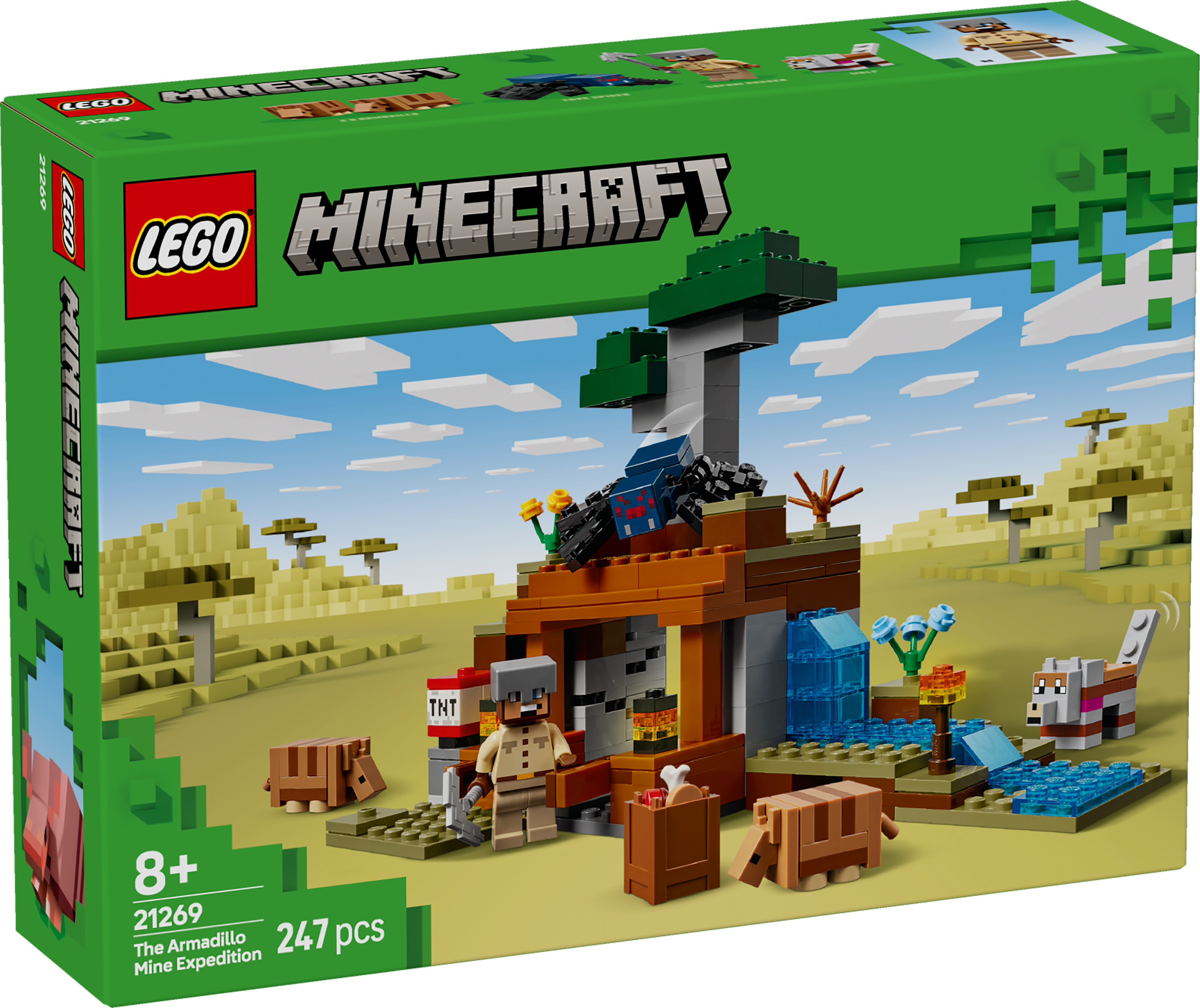 LEGO® Minecraft™ 21269 Die Expedition zur Gürteltiermine