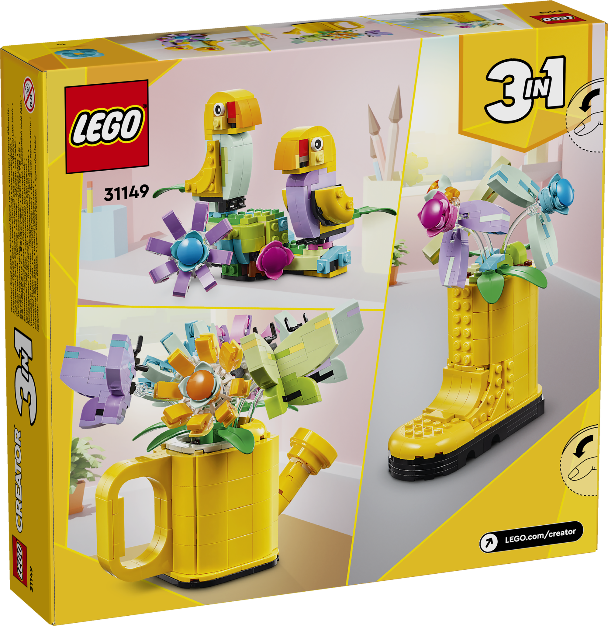 LEGO 31149 Gießkanne mit Blumen