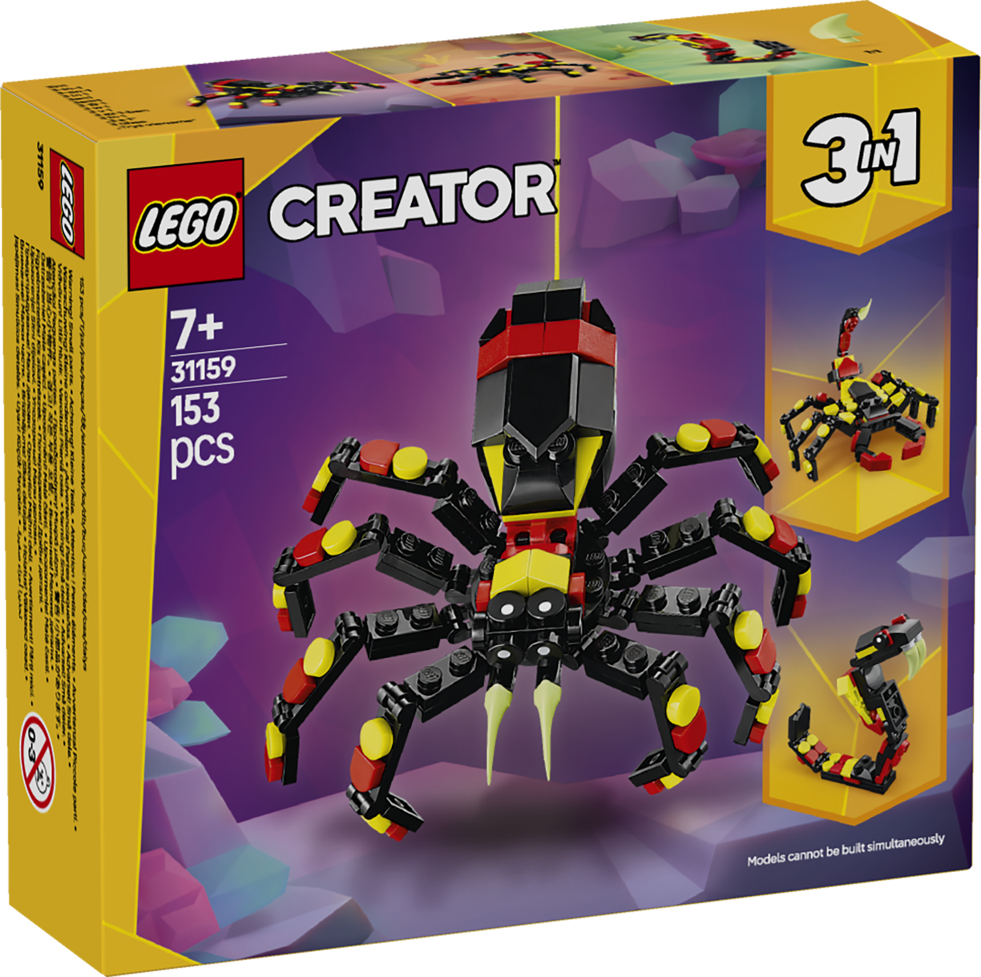 LEGO 31159 Wilde Tiere: Überraschungsspinne