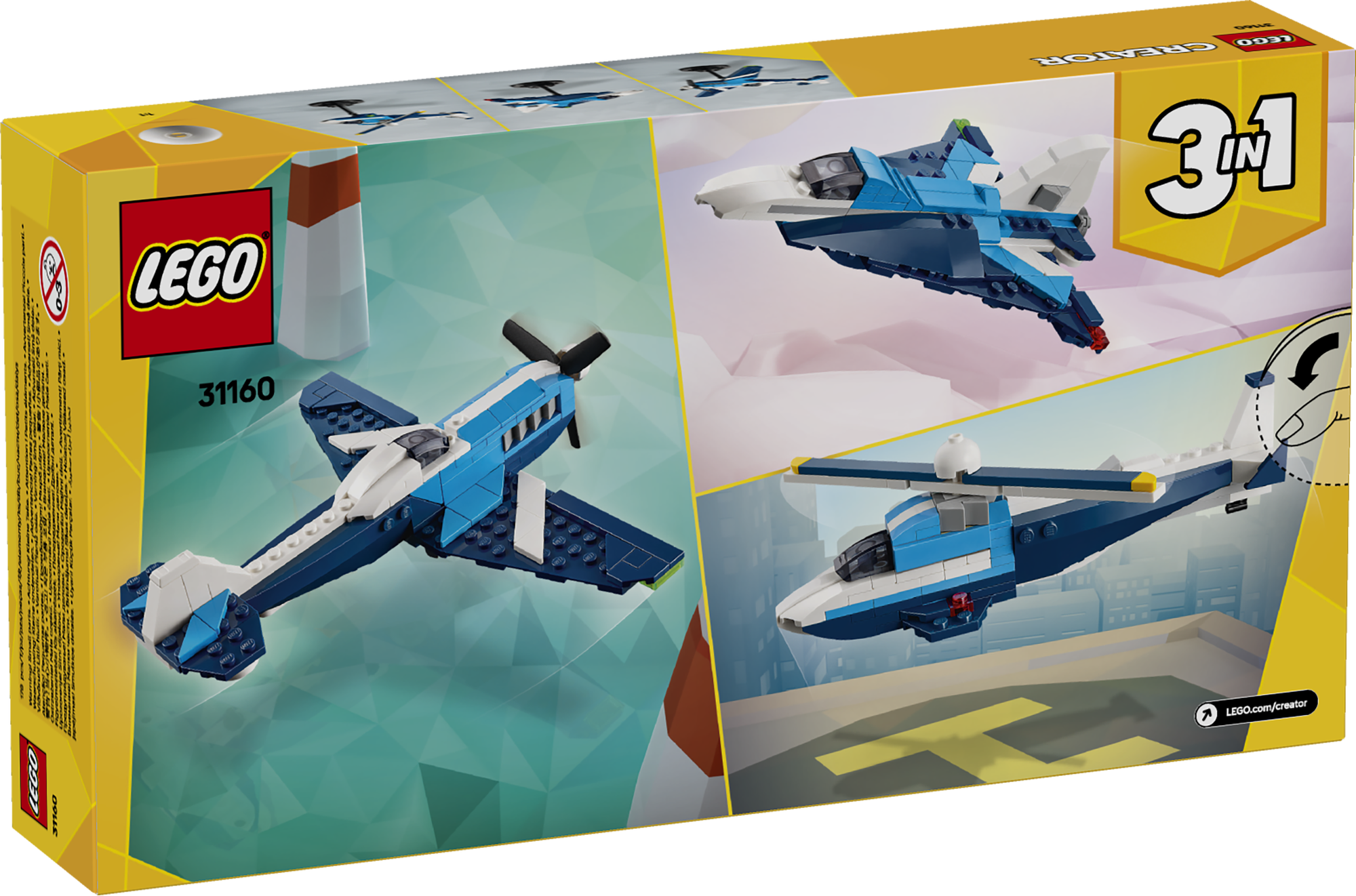 LEGO 31160 Flieger: Rennflugzeug