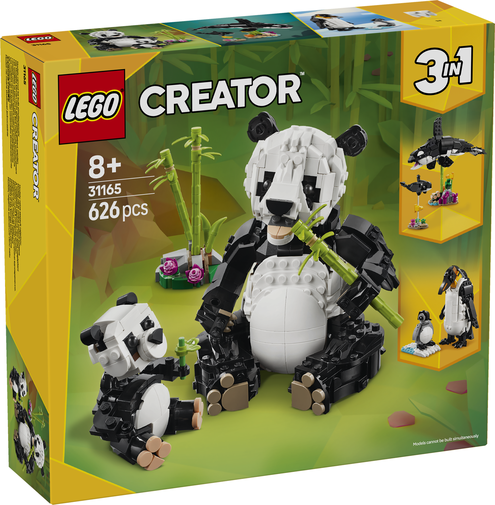 LEGO 31165 Wilde Tiere: Pandafamilie