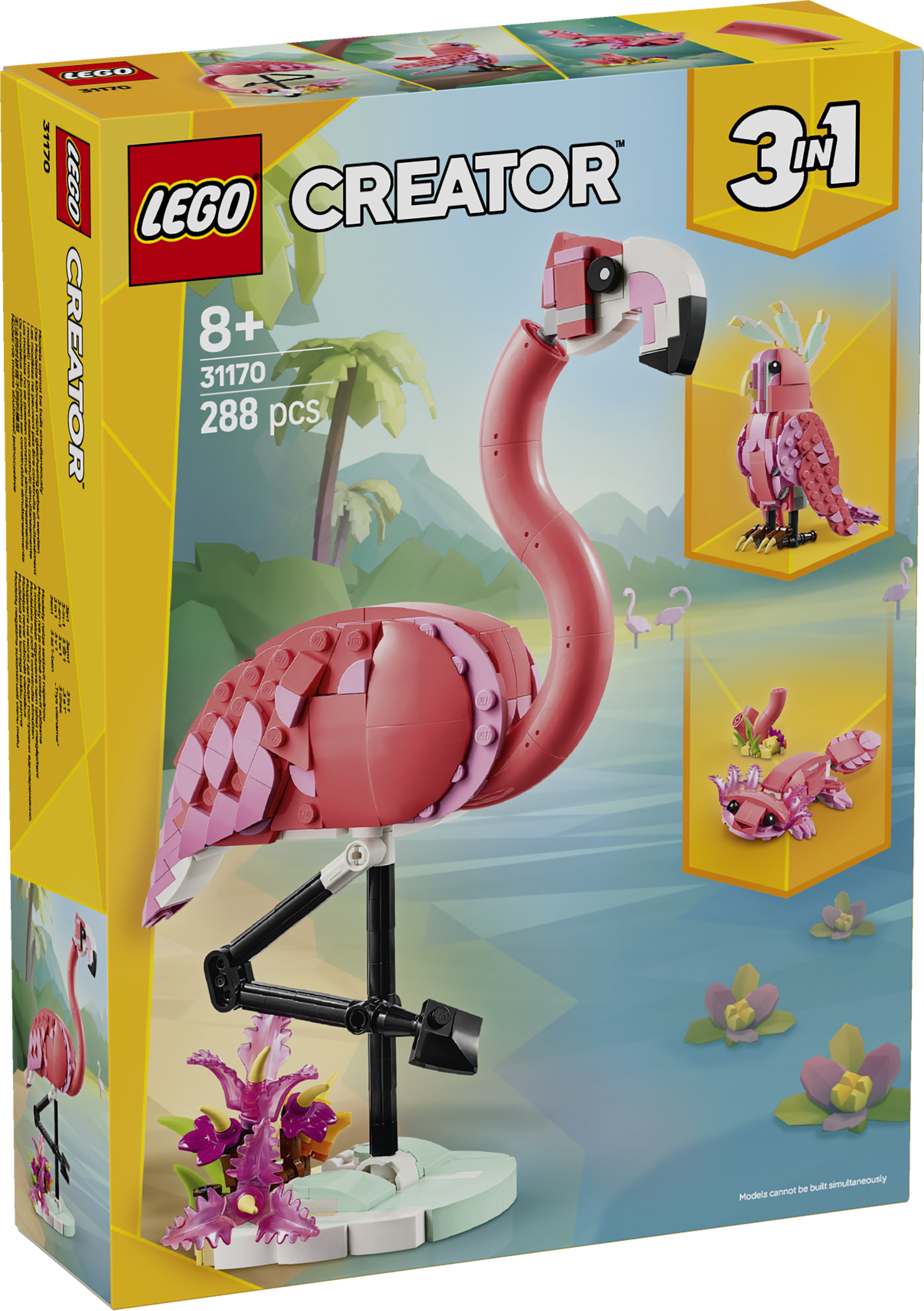 LEGO 31170 Wilde Tiere: Rosa Flamingo
