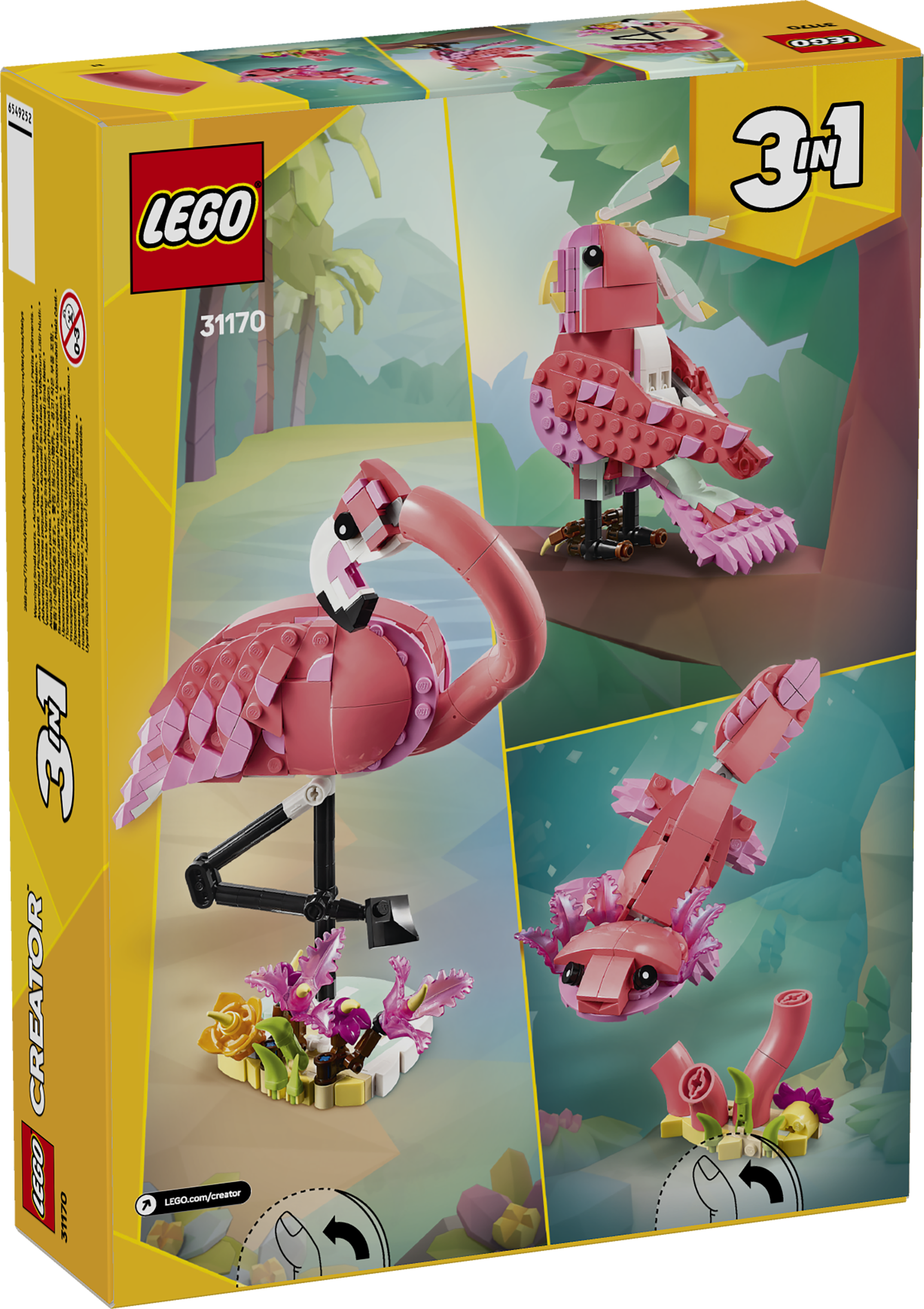 LEGO 31170 Wilde Tiere: Rosa Flamingo