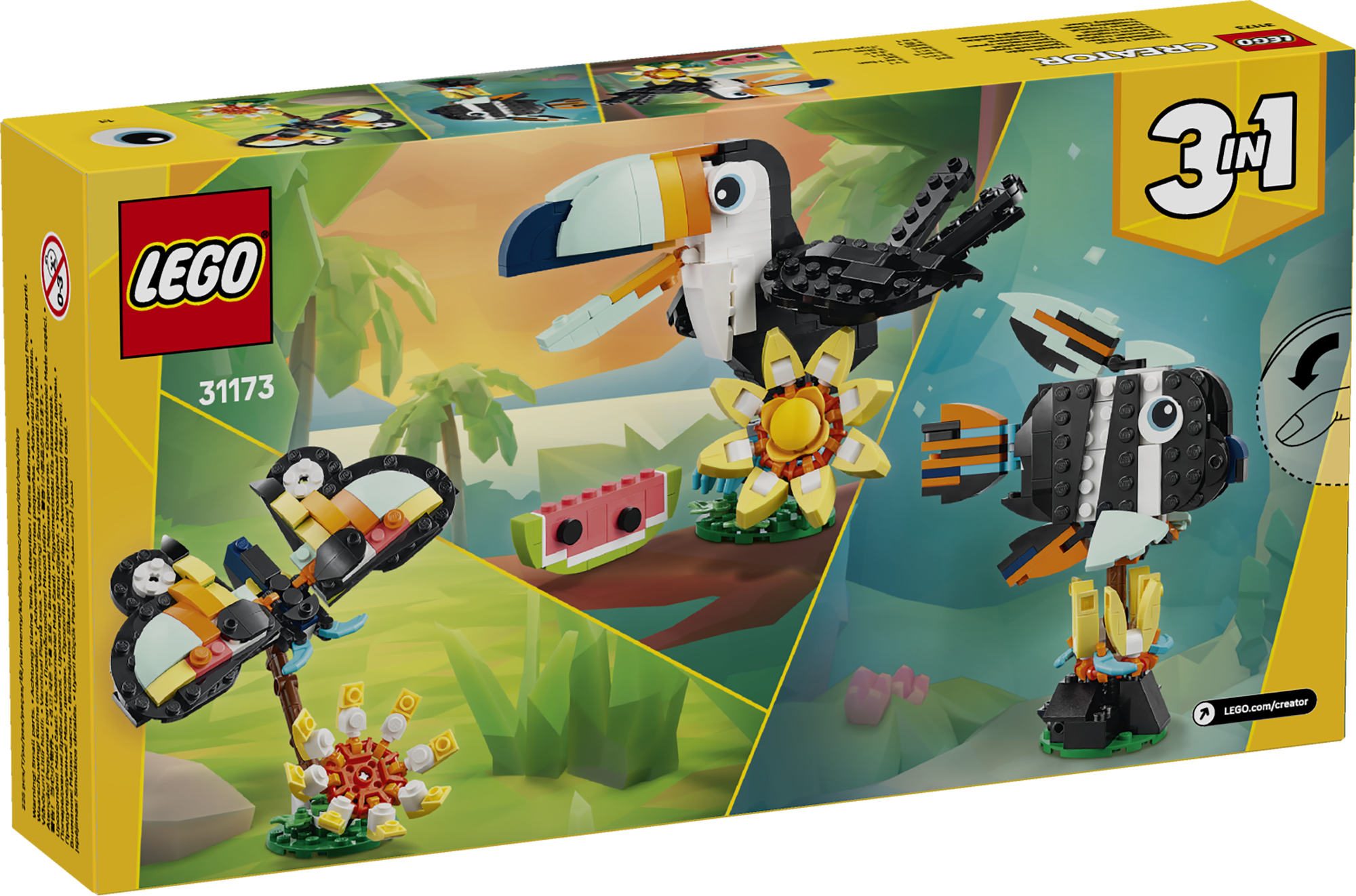 LEGO 31173 Wilde Tiere: Tropischer Tukan