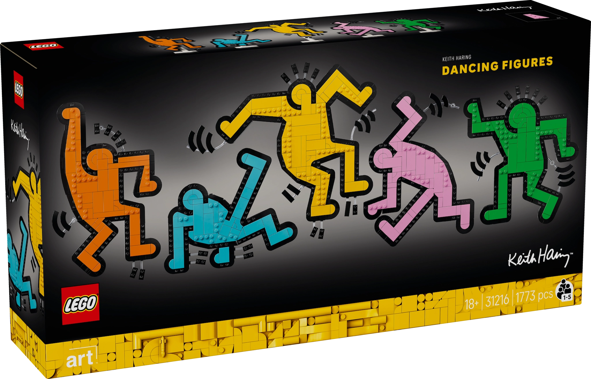 LEGO® ART 31216 Keith Haring – Tanzende Figuren
