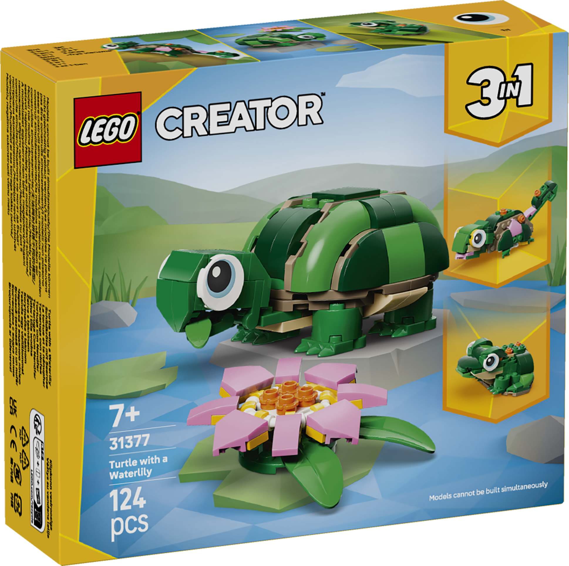LEGO 31377 Schildkröte mit Seerose