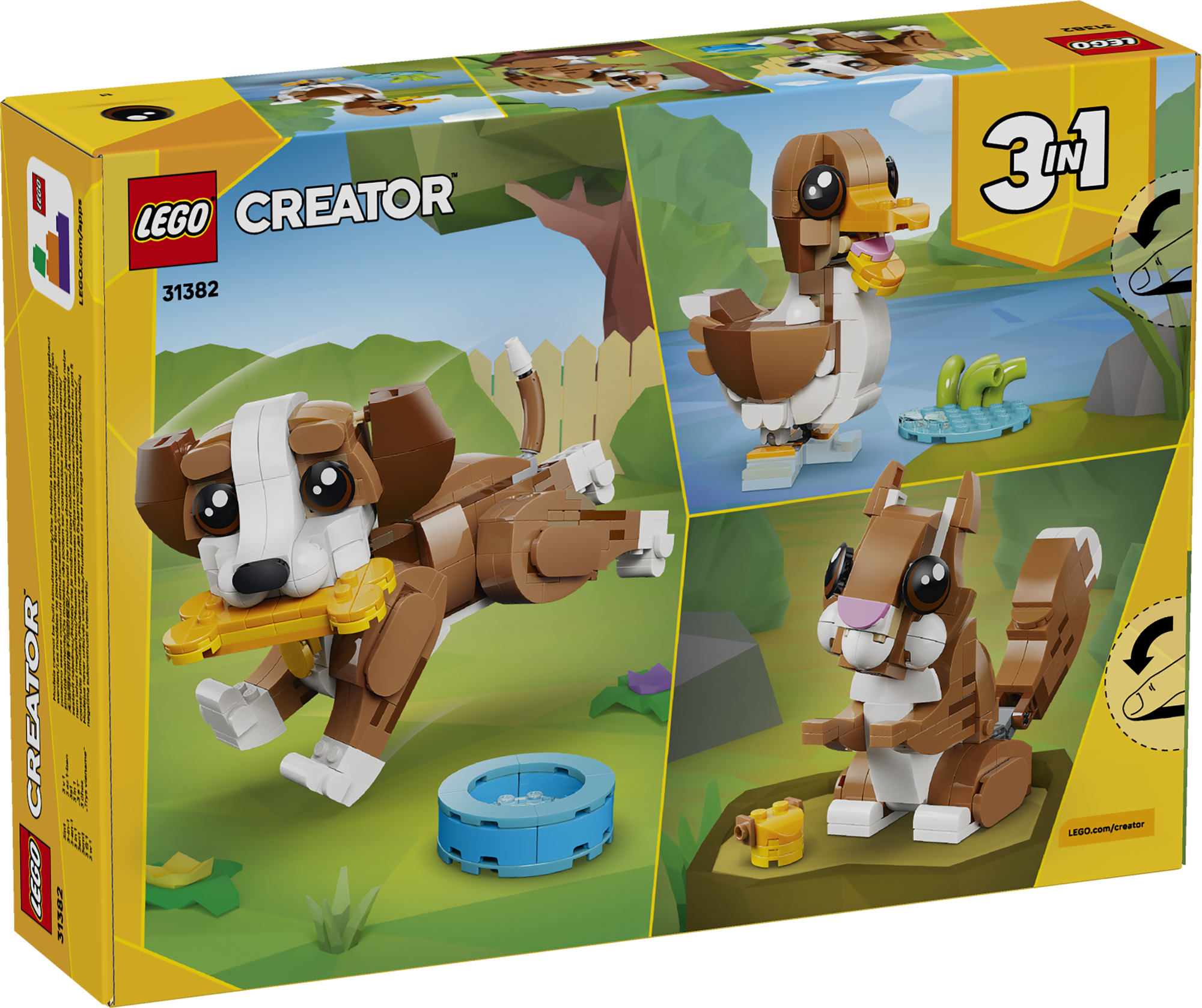LEGO 31382 Niedliche Tiere: Verspielter Welpe