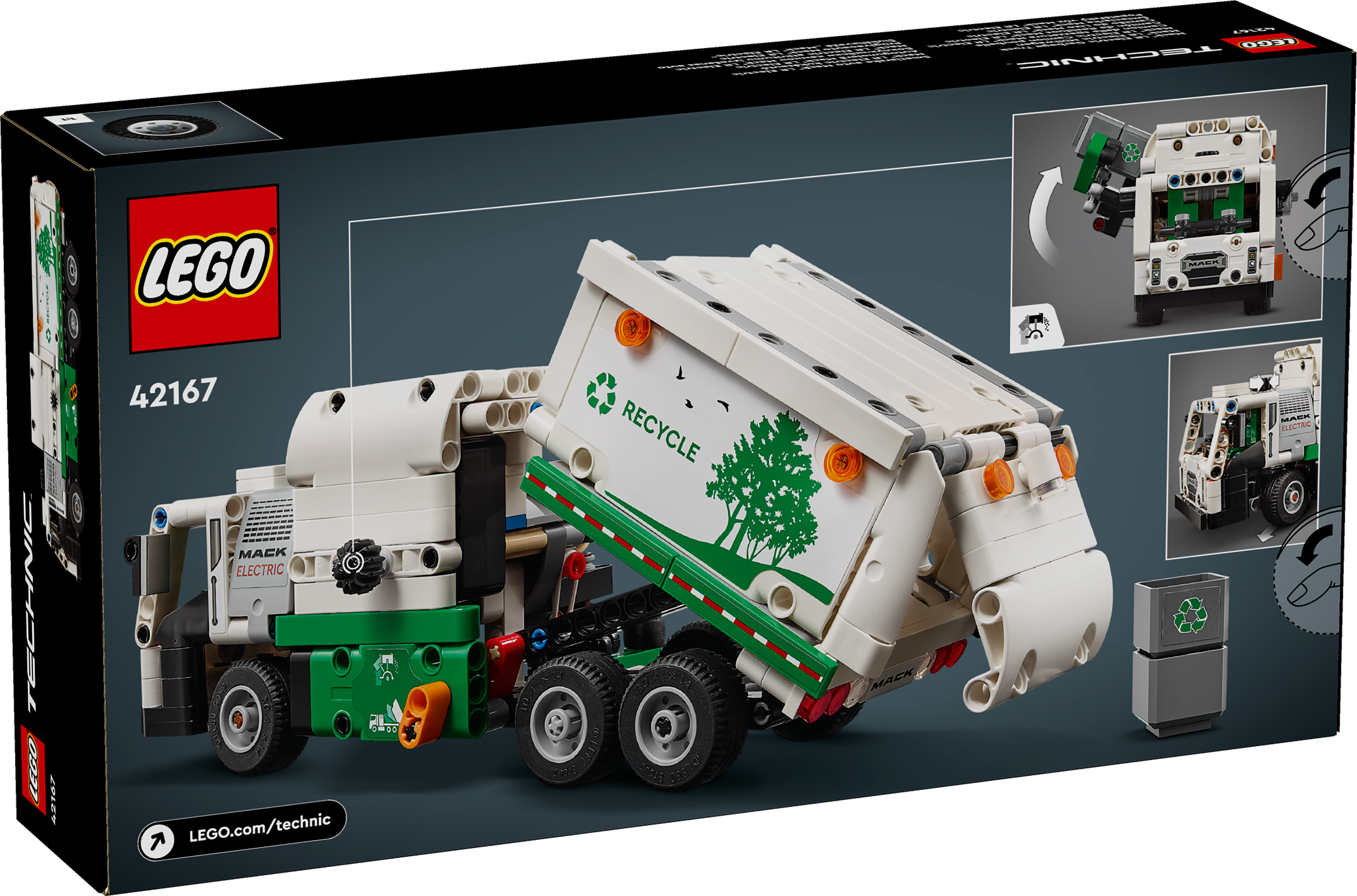 LEGO® Technic 42167 Mack® LR Electric Müllwagen