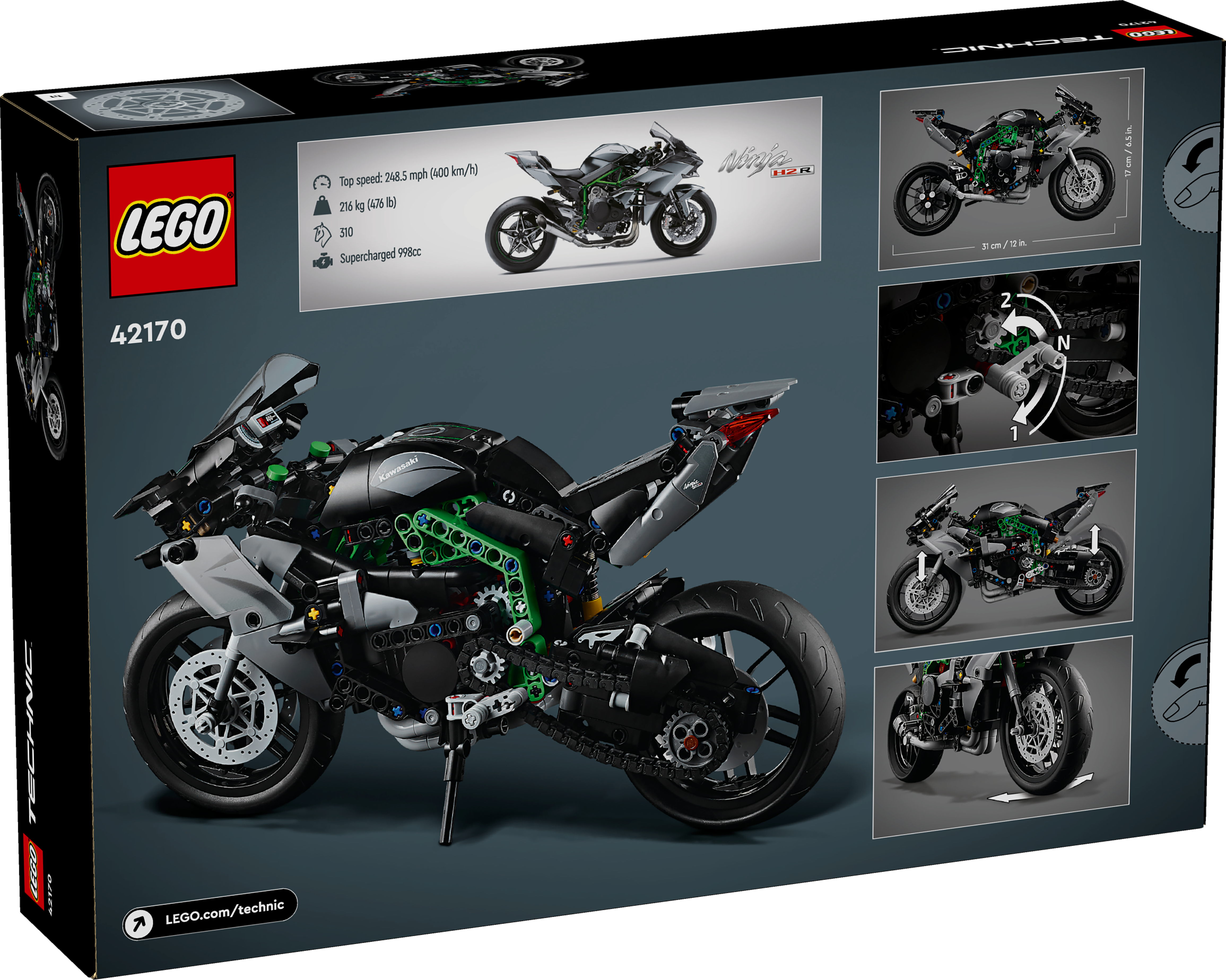 LEGO® Technic 42170 Kawasaki Ninja H2R Motorrad