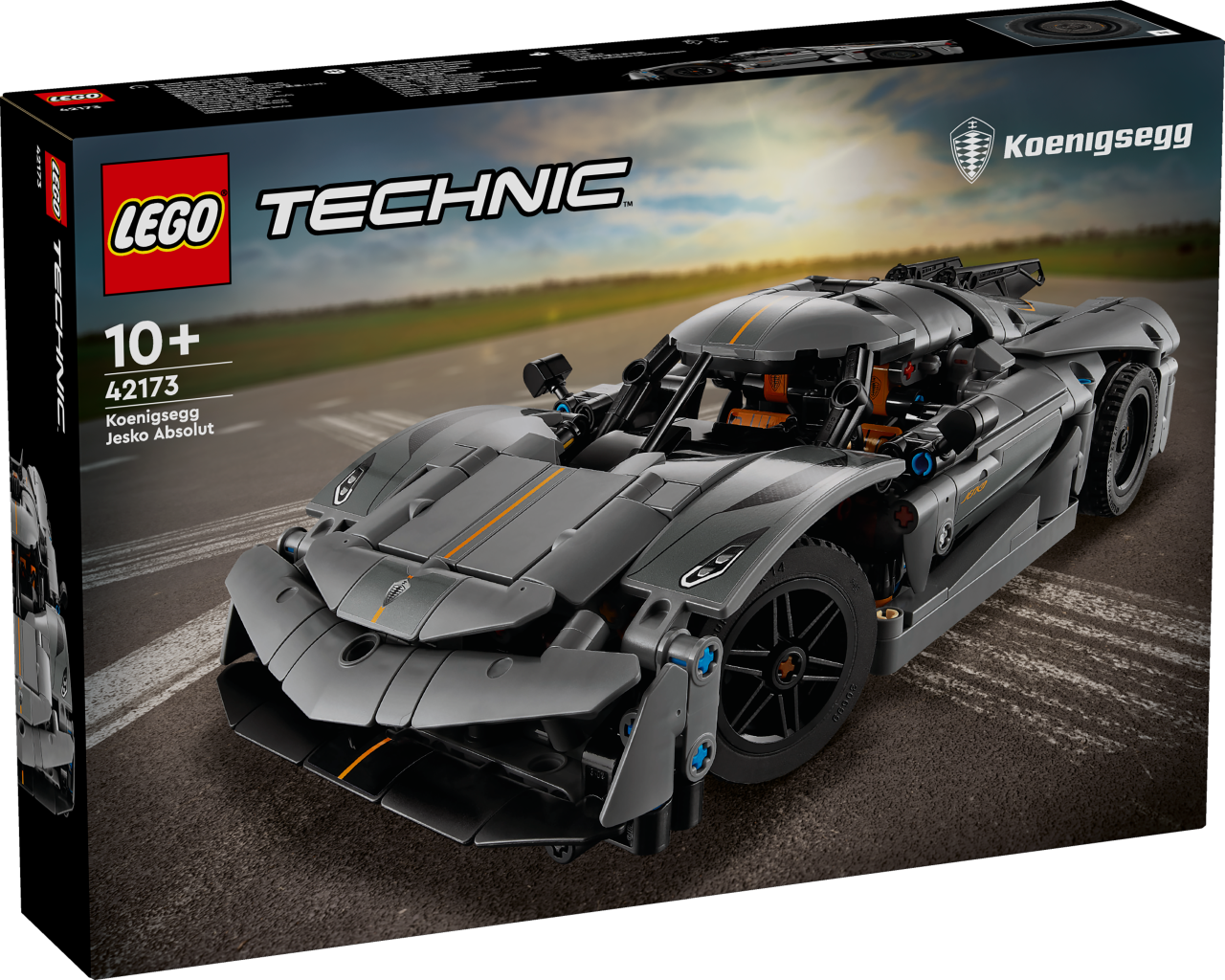 LEGO® Technic 42173 Koenigsegg Jesko Absolut Supersportwagen in Grau