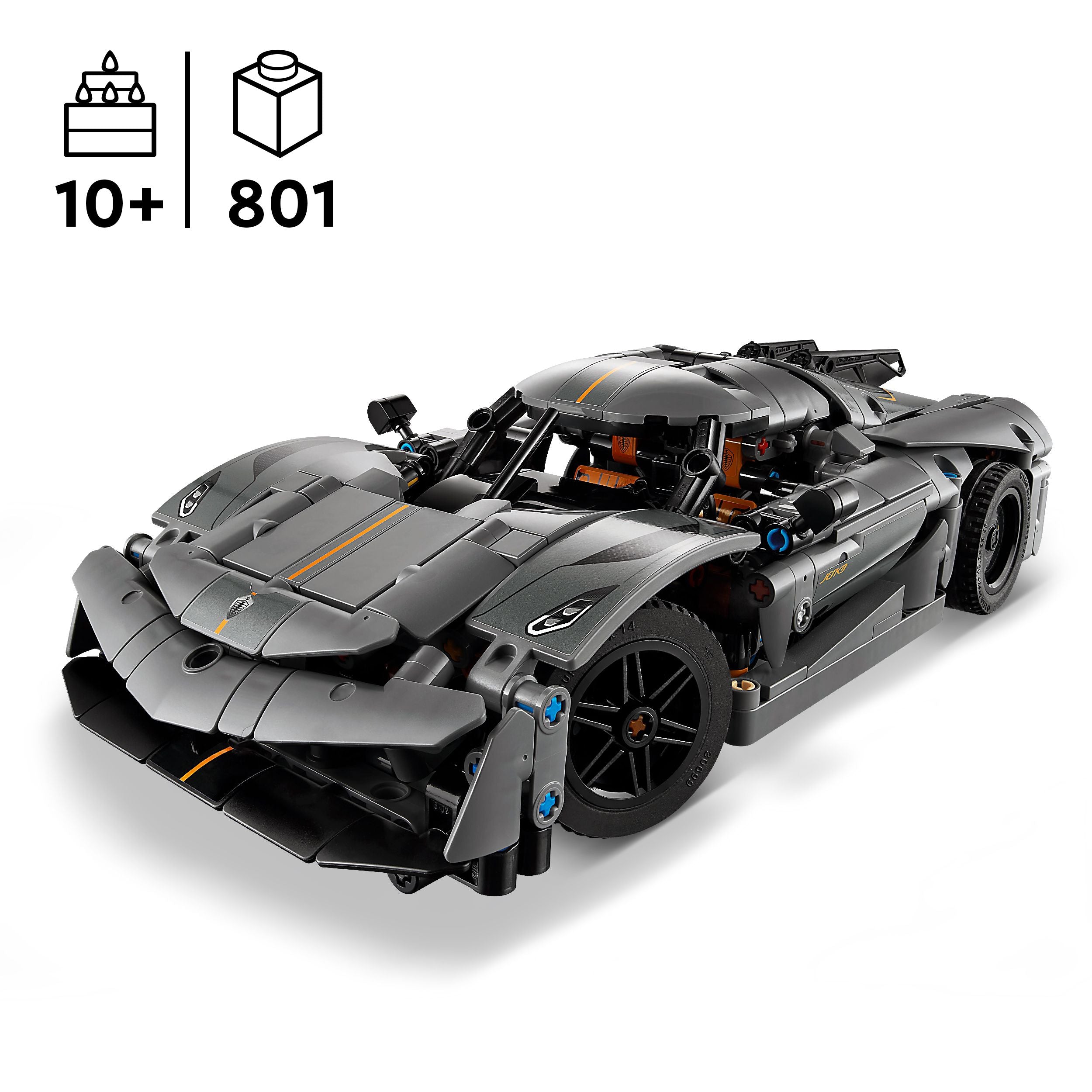 koenigsegg spielzeug LEGO® Technic 42173 Koenigsegg Jesko Absolut Supersportwagen in Grau