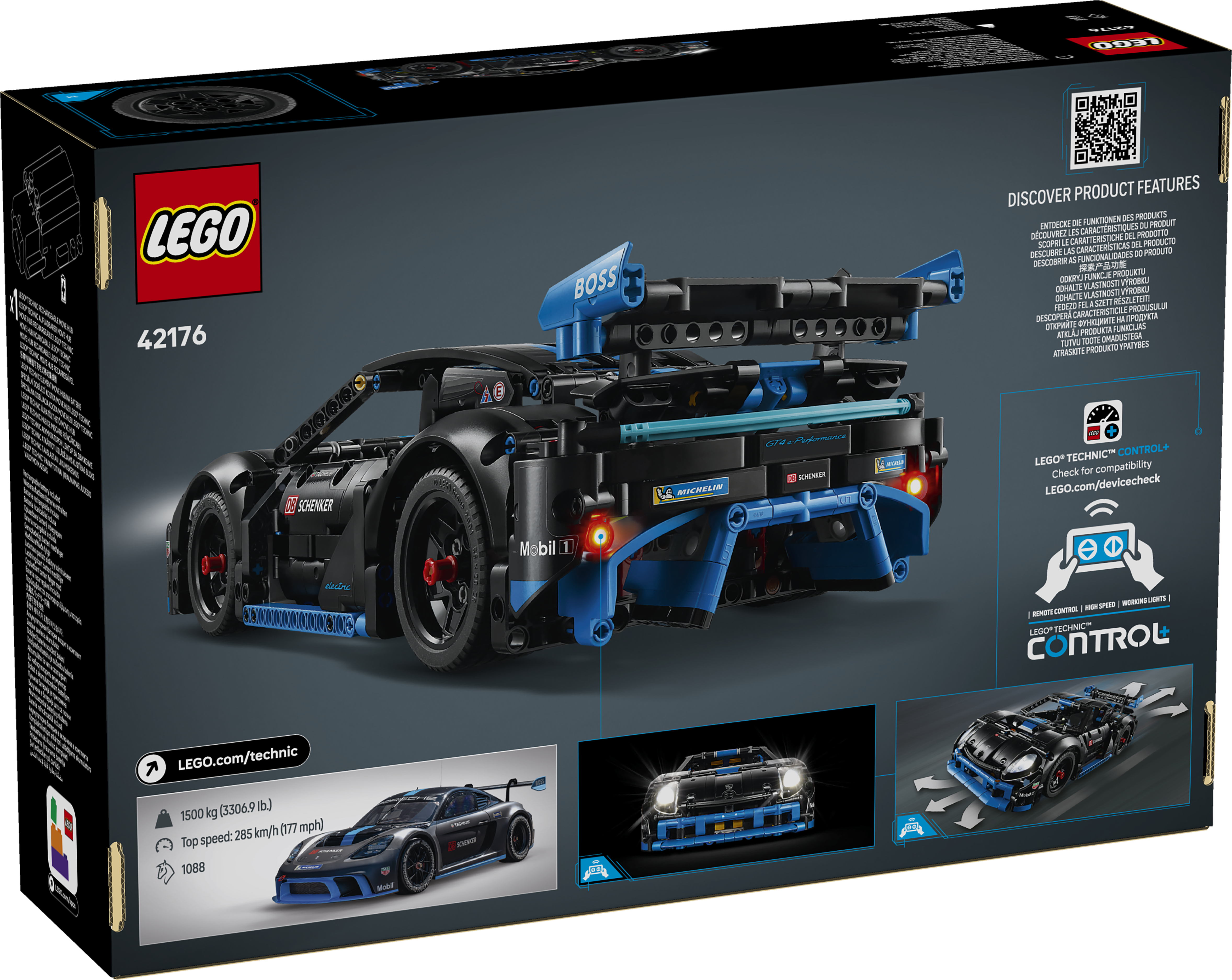 LEGO 42176 Porsche GT4 e-Performance Rennwagen
