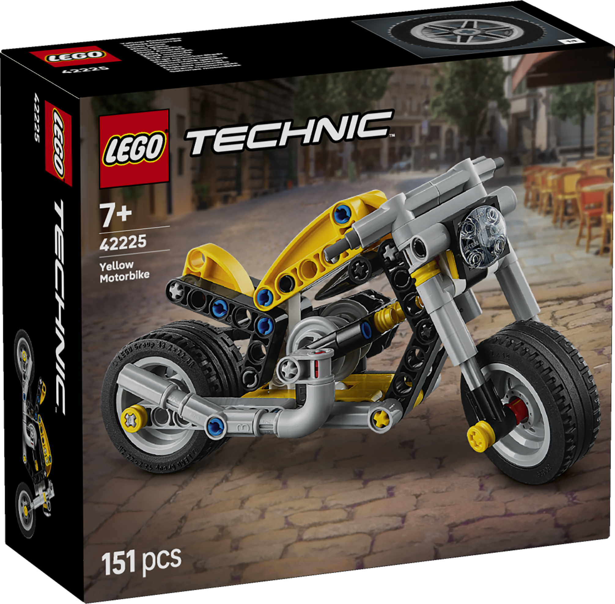 LEGO 42225 Gelbes Motorrad