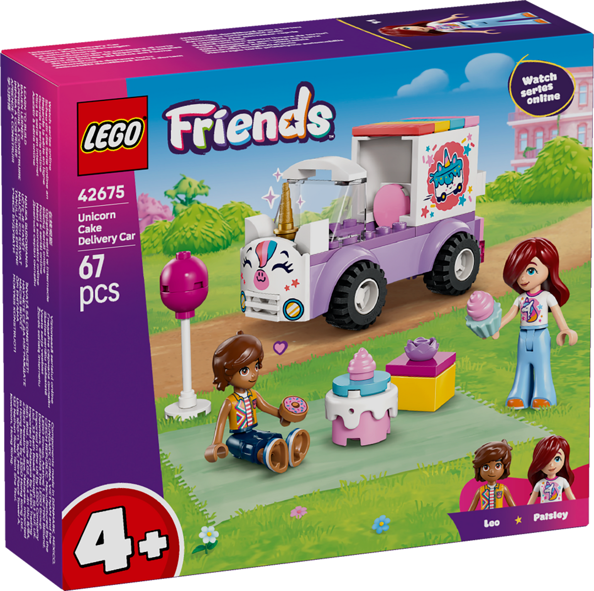 LEGO 42675 Einhorn-Kuchenlieferwagen