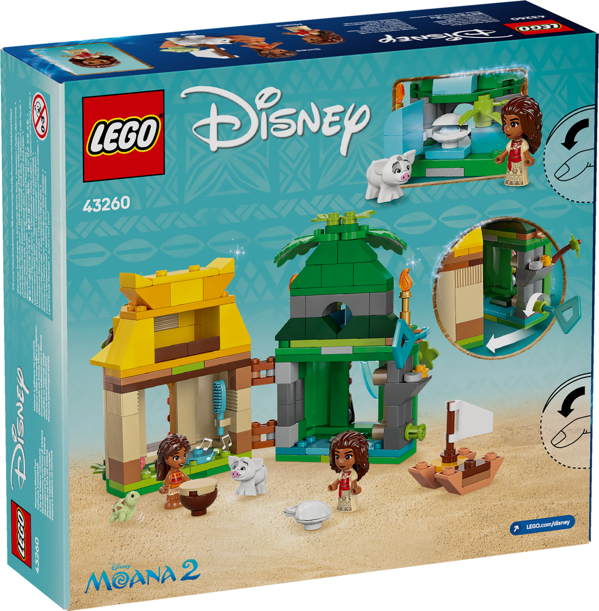 LEGO 43260 Vaianas Inselspaß
