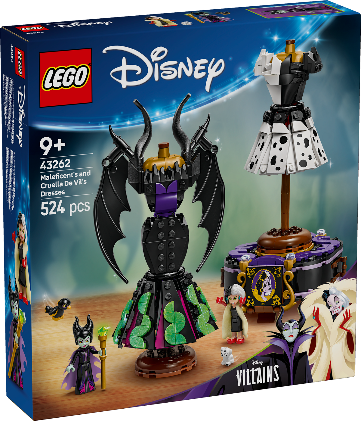 LEGO 43262 Die Kleider von Malefiz und Cruella De Vil