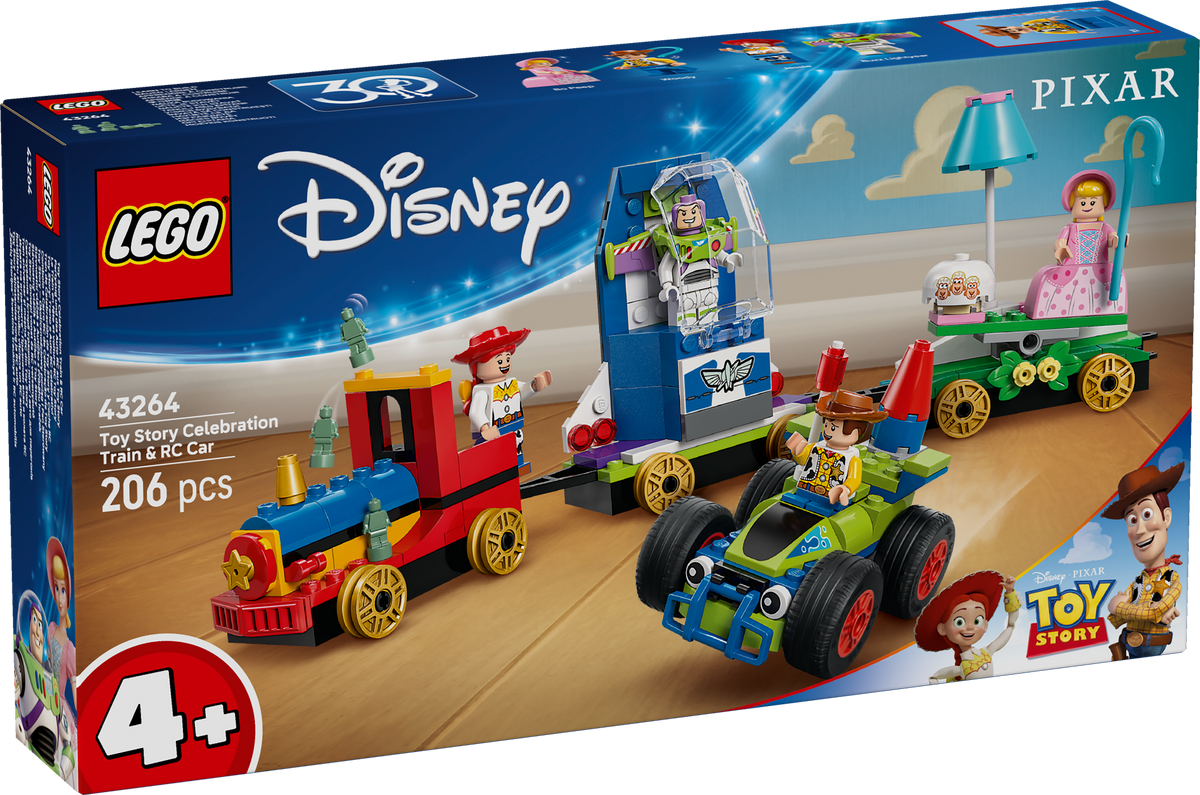 LEGO 43264 Partyzug und das Auto RC aus Toy Story