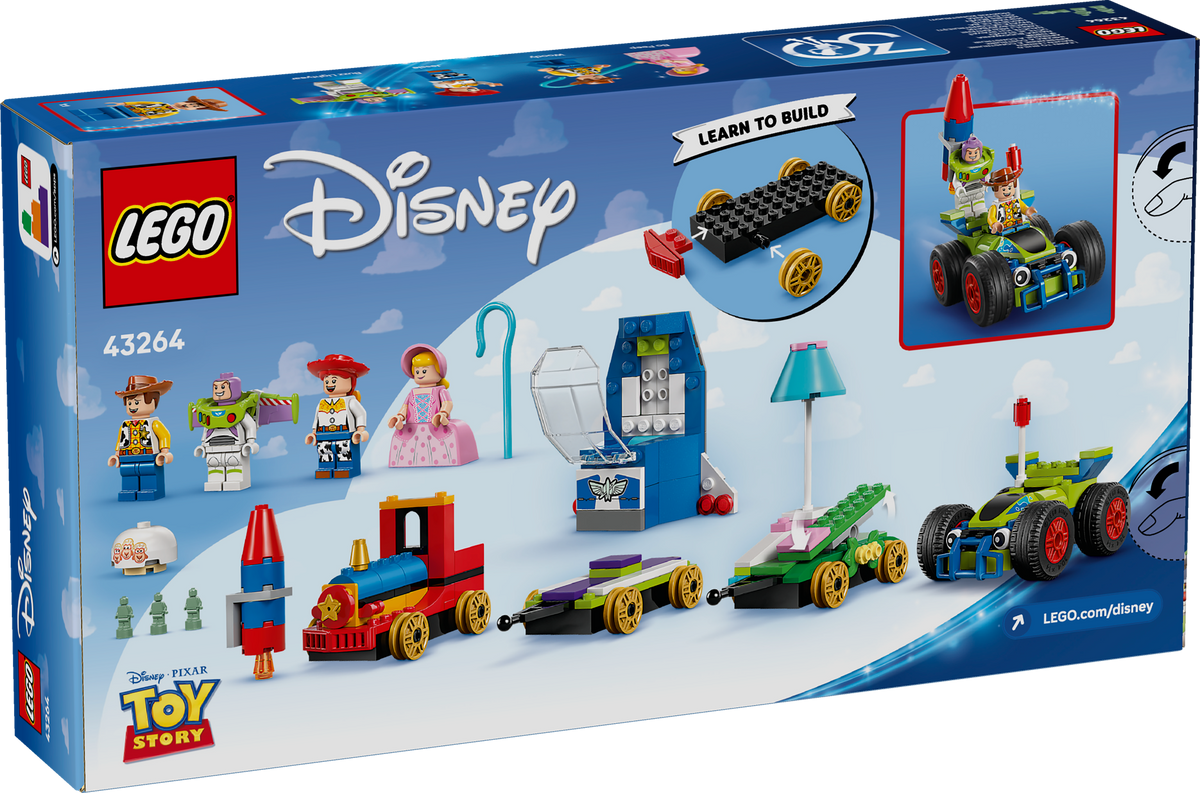 LEGO 43264 Partyzug und das Auto RC aus Toy Story