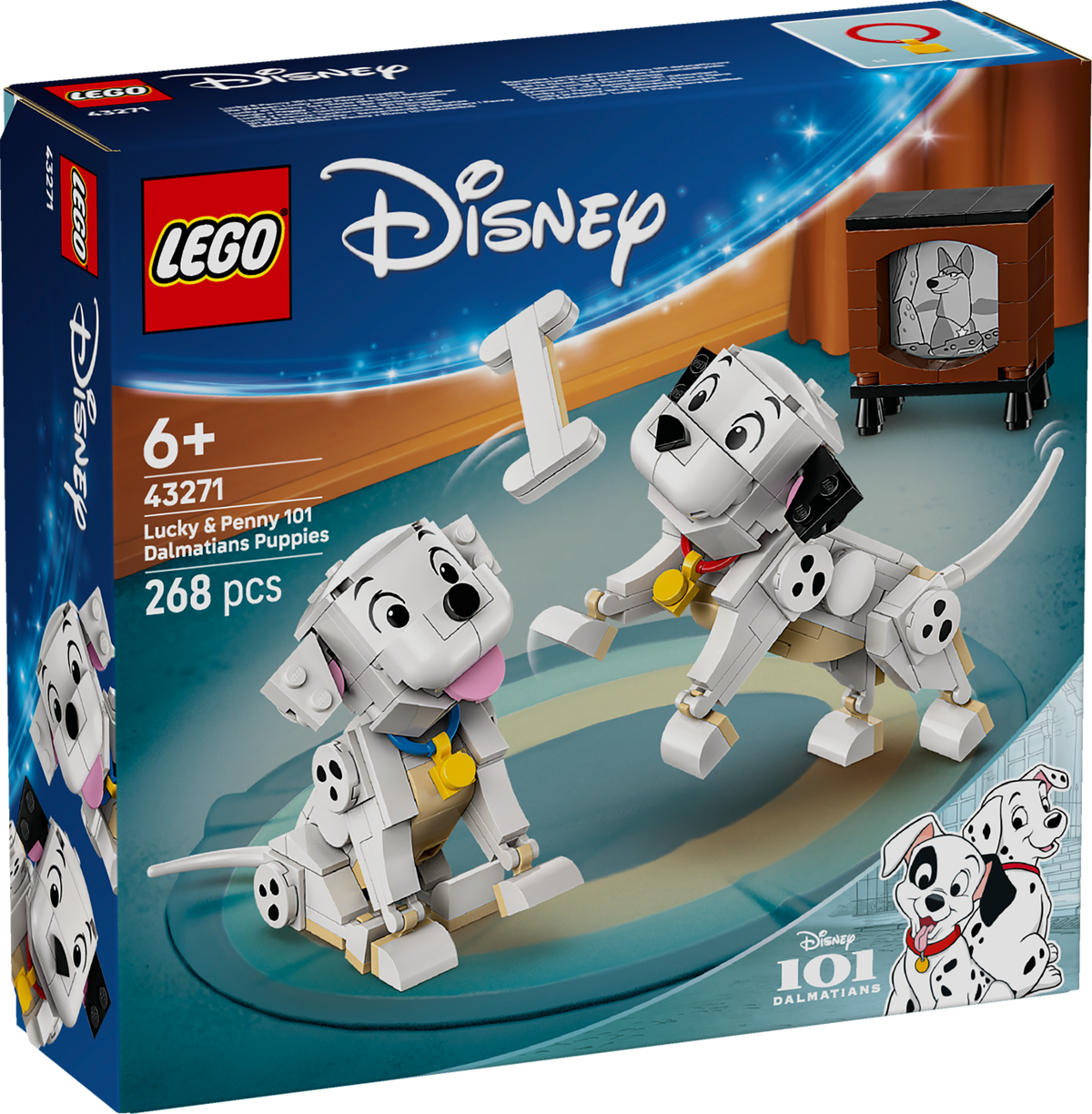 LEGO 43271 Die Welpen Lucky und Penny aus 101 Dalmatiner