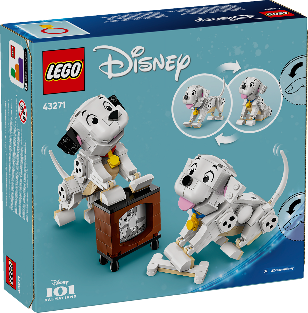 LEGO 43271 Die Welpen Lucky und Penny aus 101 Dalmatiner