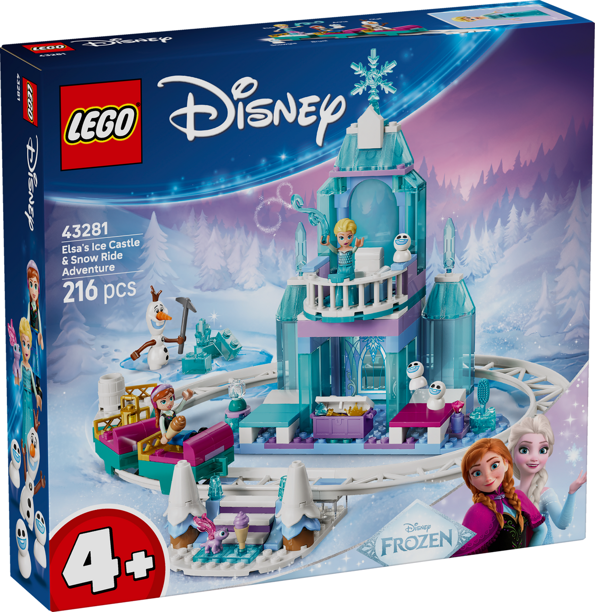 LEGO 43281 Elsas Schlittenfahrt um den Eispalast