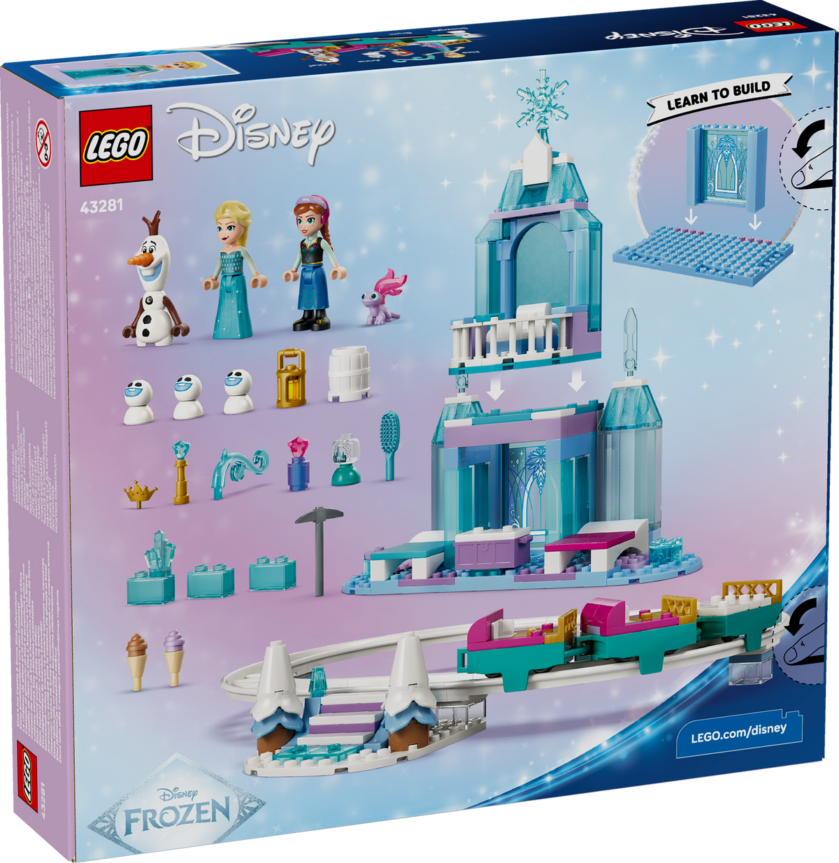 LEGO 43281 Elsas Schlittenfahrt um den Eispalast