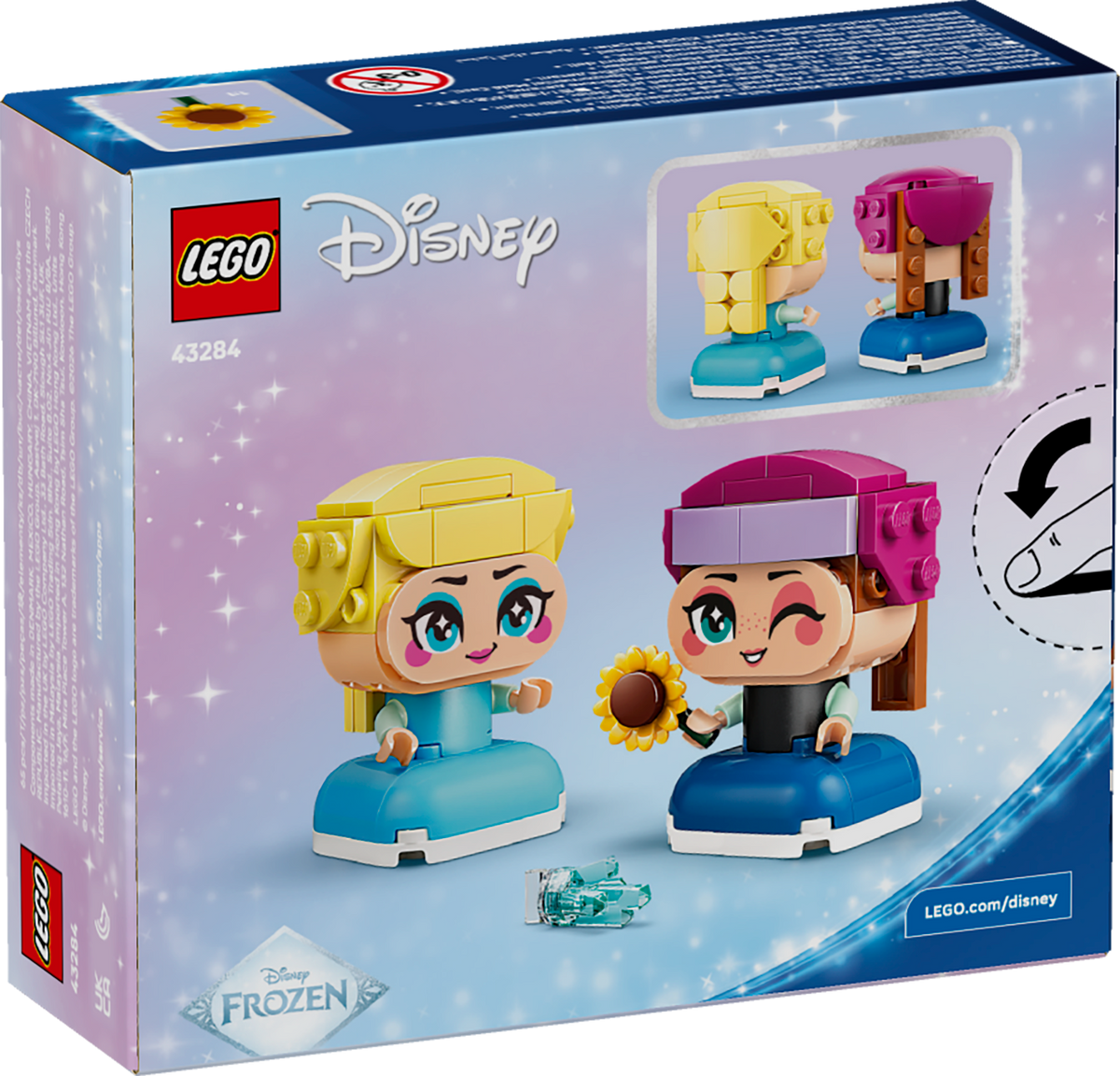 LEGO 43284 Die Mini-Prinzessinnen Anna und Elsa