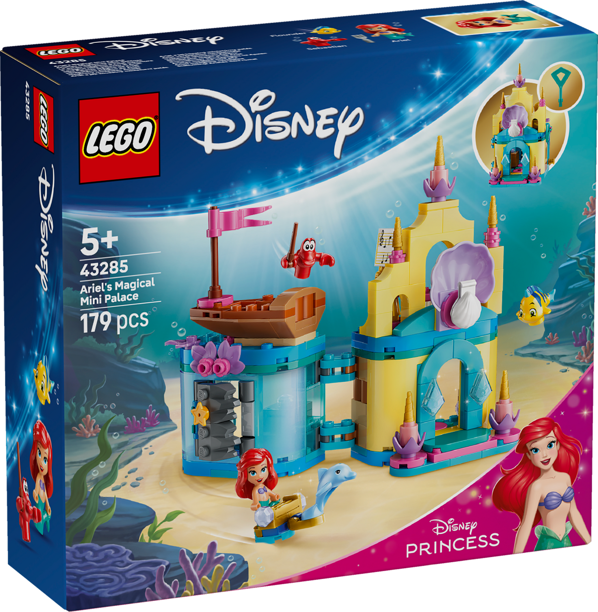 LEGO 43285 Arielles Magisches Mini-Schloss