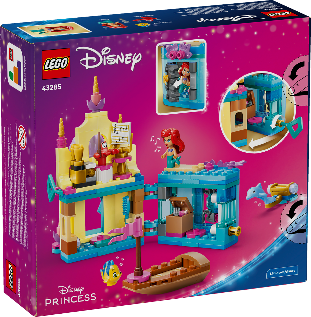 LEGO 43285 Arielles Magisches Mini-Schloss