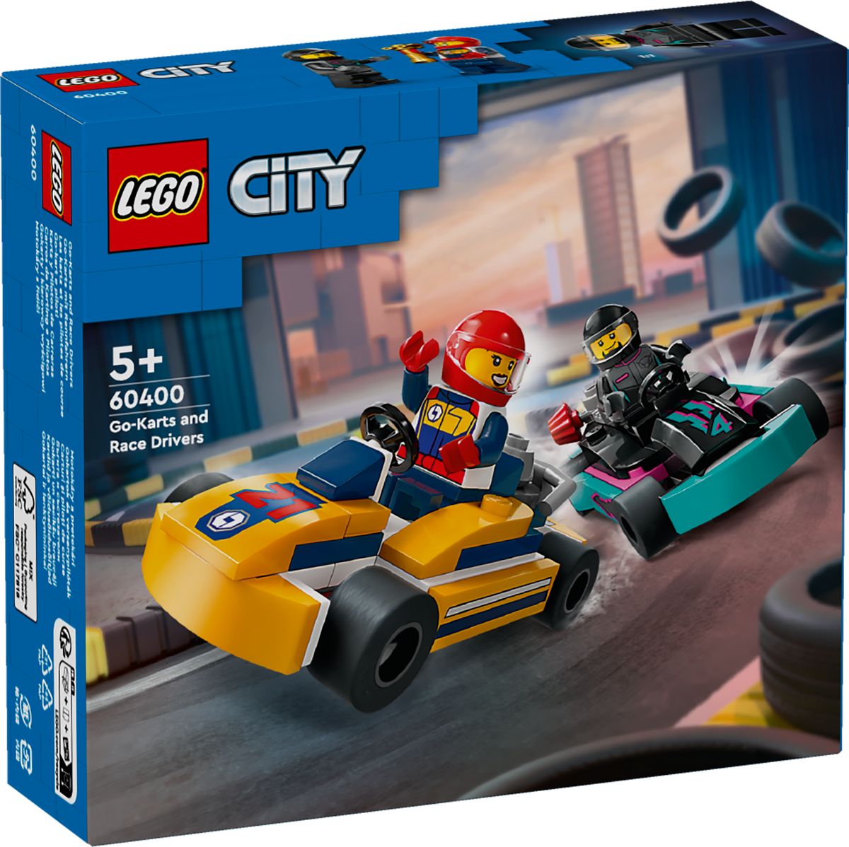 LEGO 60400 Go-Karts mit Rennfahrern