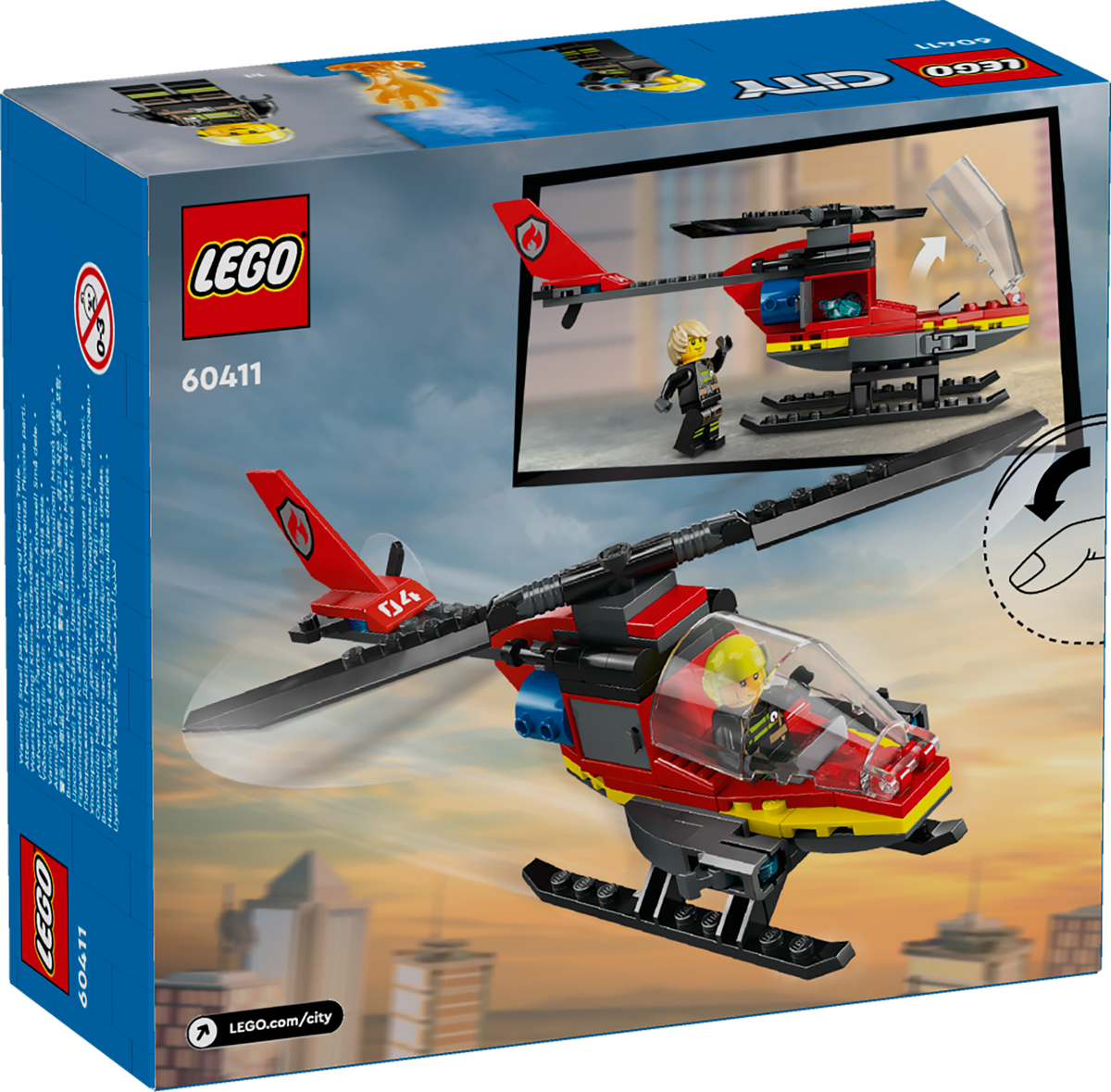 LEGO 60411 Feuerwehrhubschrauber