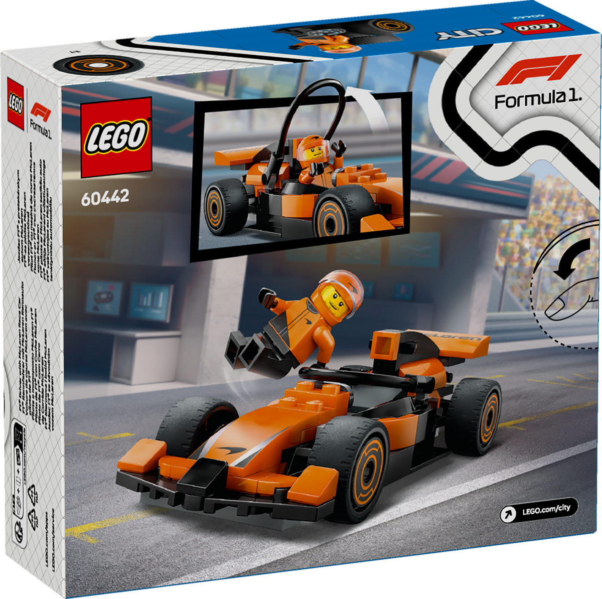 LEGO 60442 F1® Rennfahrer mit McLaren Rennauto
