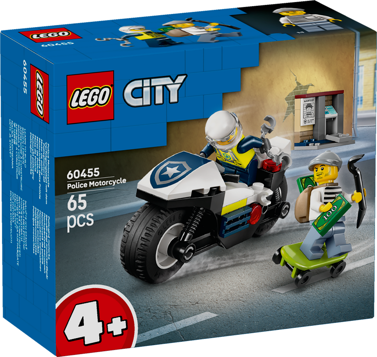 LEGO 60455 Verfolgungsjagd mit dem Polizeimotorrad