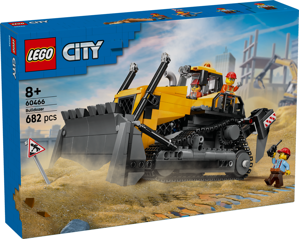 LEGO 60466 Gelber Bulldozer