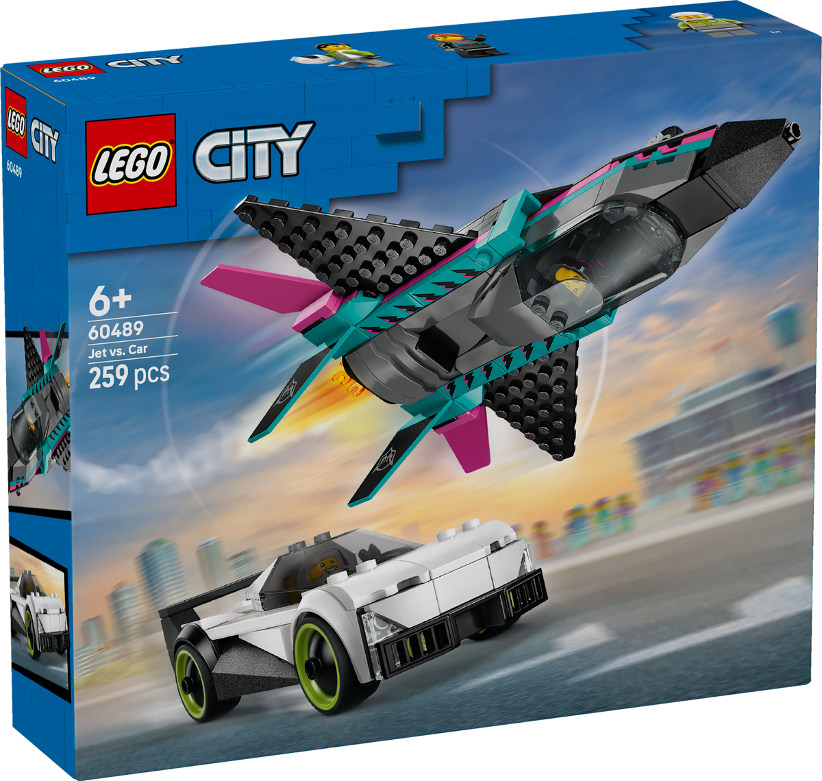 LEGO 60489 Düsenflieger vs. Rennauto