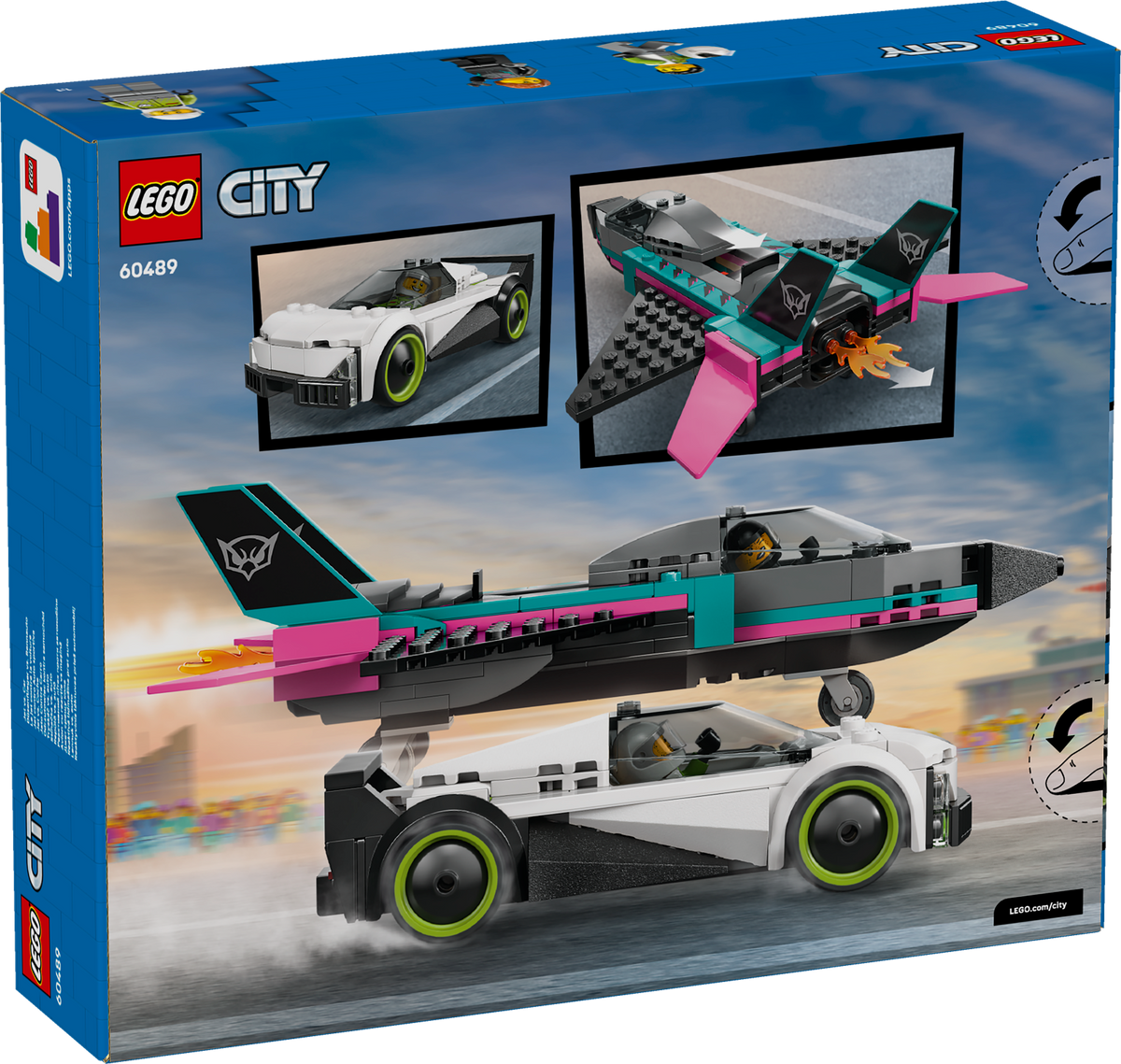 LEGO 60489 Düsenflieger vs. Rennauto