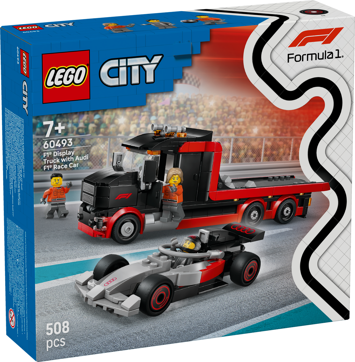LEGO 60493 F1® Truck mit Audi F1® Rennwagen