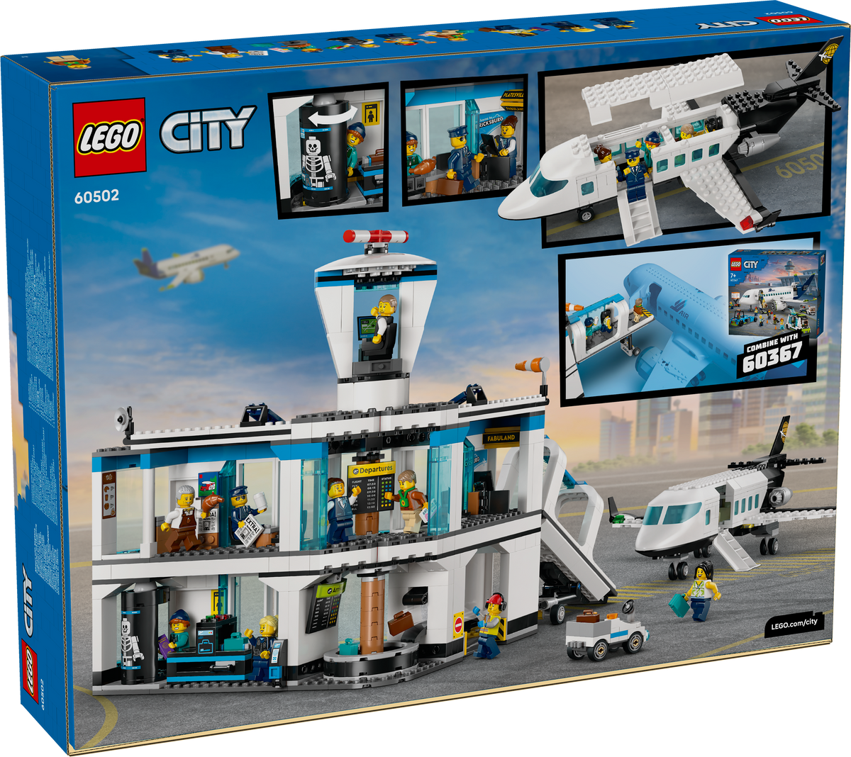 LEGO 60502 Flughafen mit Flugzeug
