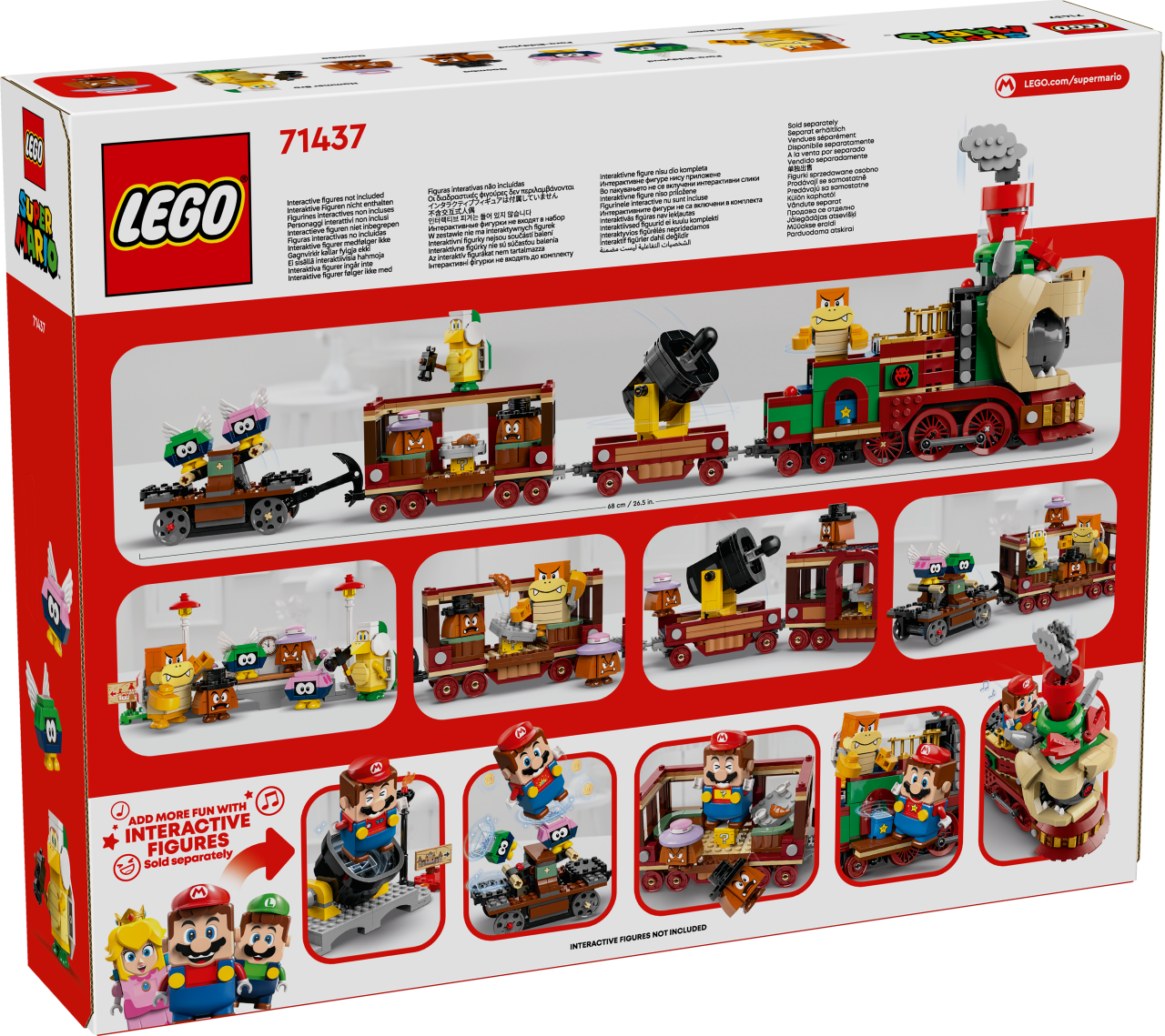 LEGO® Super Mario™ 71437 Der Bowser-Schnellzug