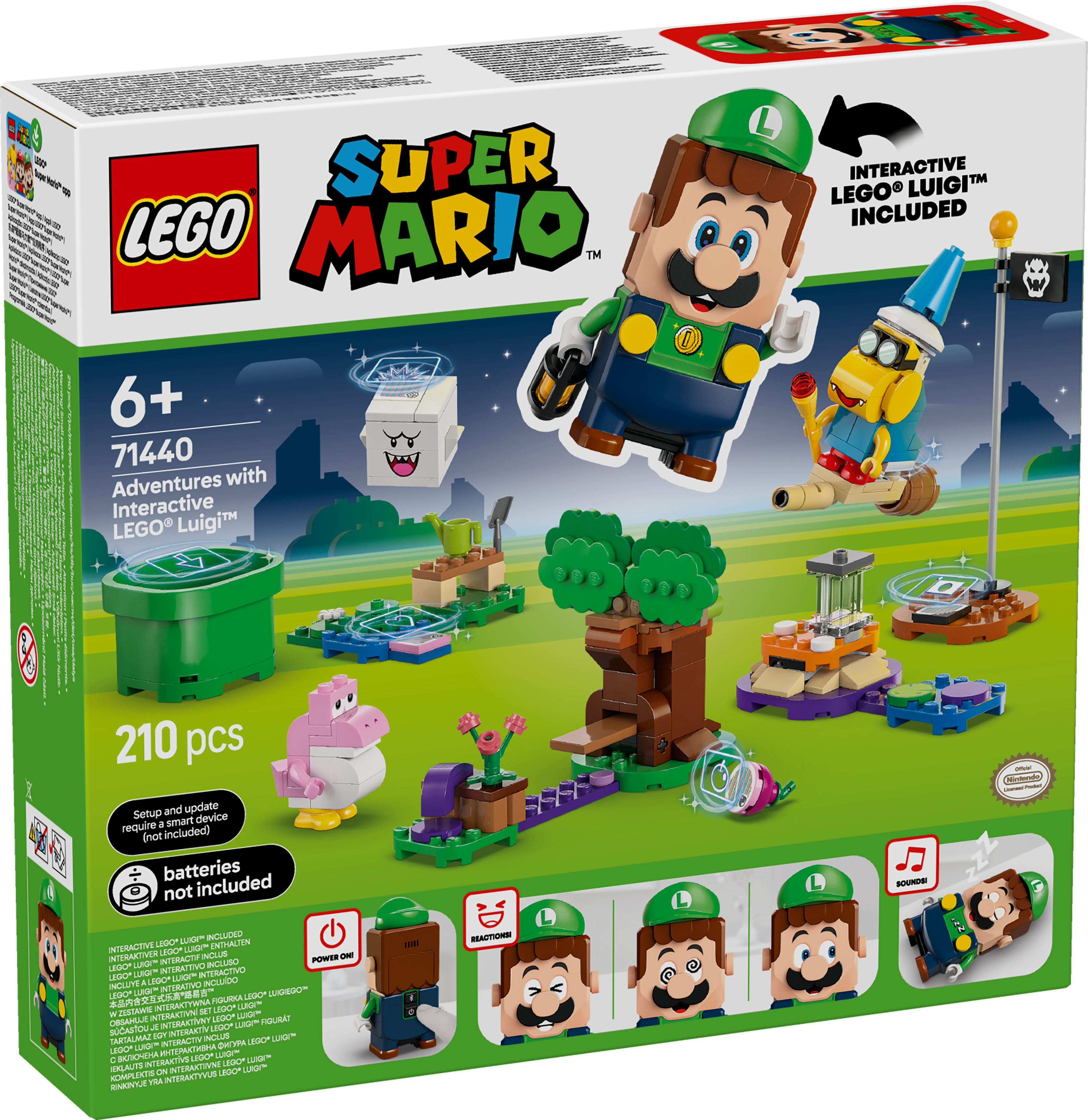 LEGO® Super Mario™ 71440 Abenteuer mit dem interaktiven LEGO® Luigi™