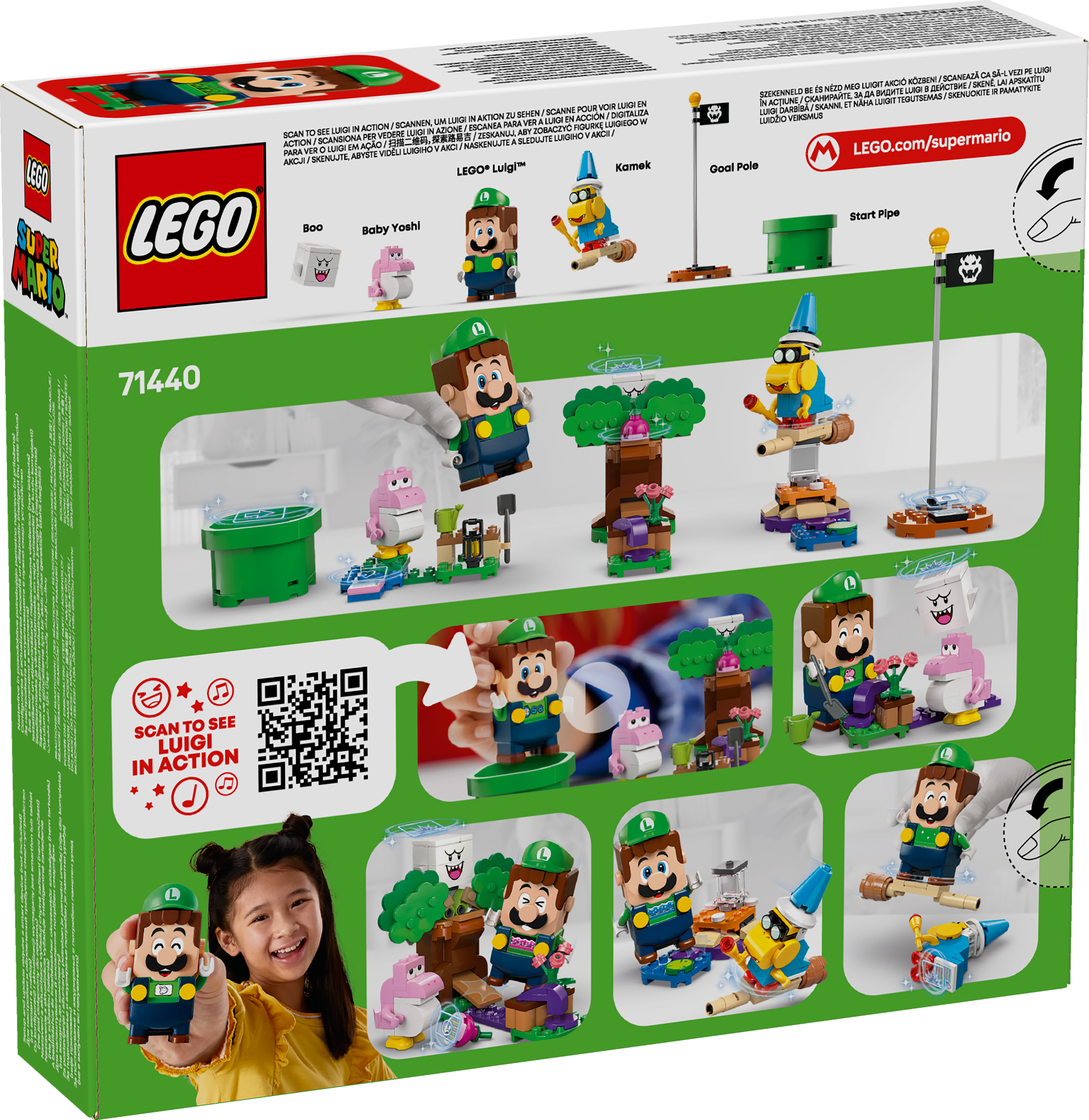 LEGO® Super Mario™ 71440 Abenteuer mit dem interaktiven LEGO® Luigi™