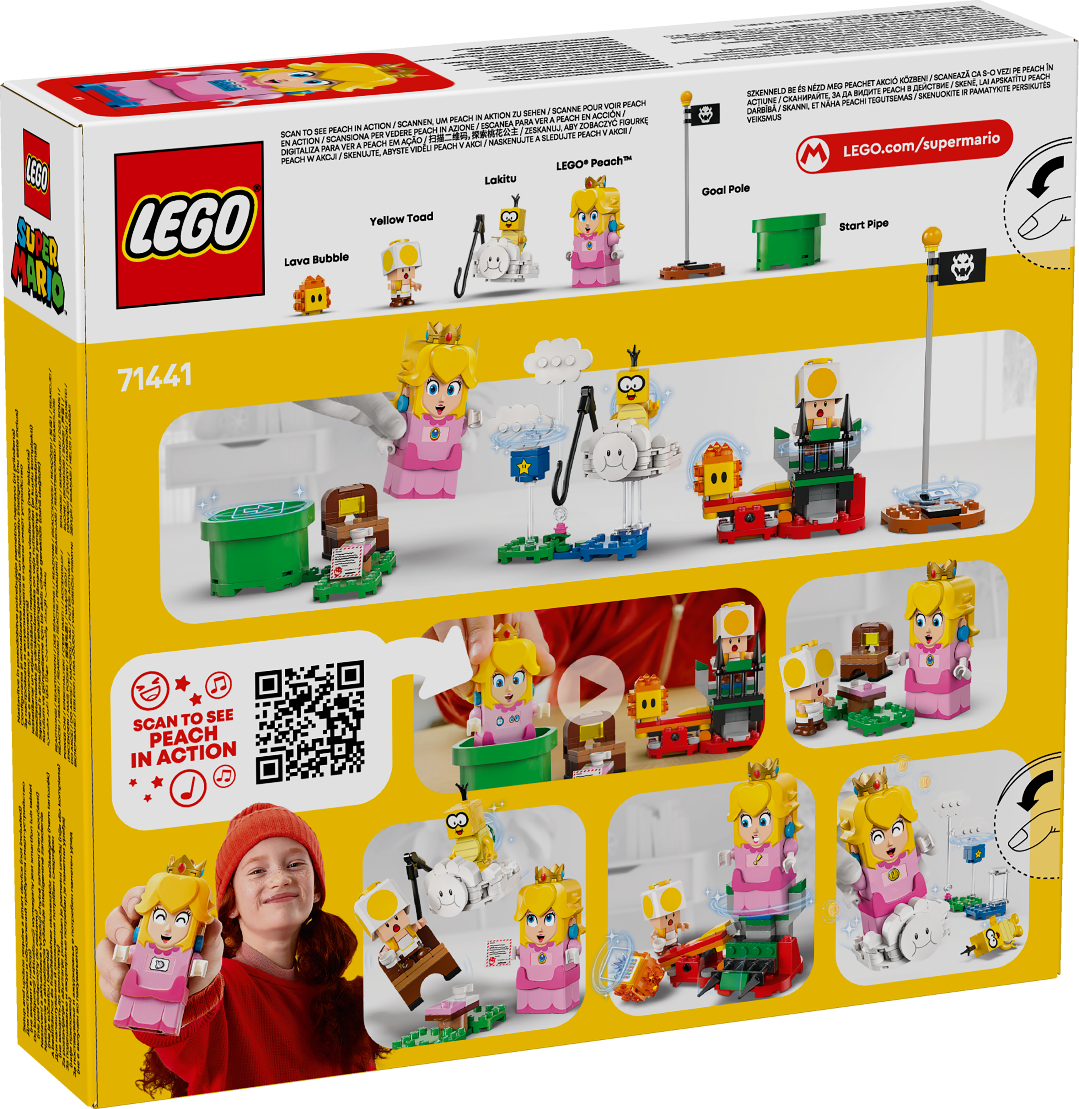 LEGO® Super Mario™ 71441 Abenteuer mit der interaktiven LEGO® Peach™