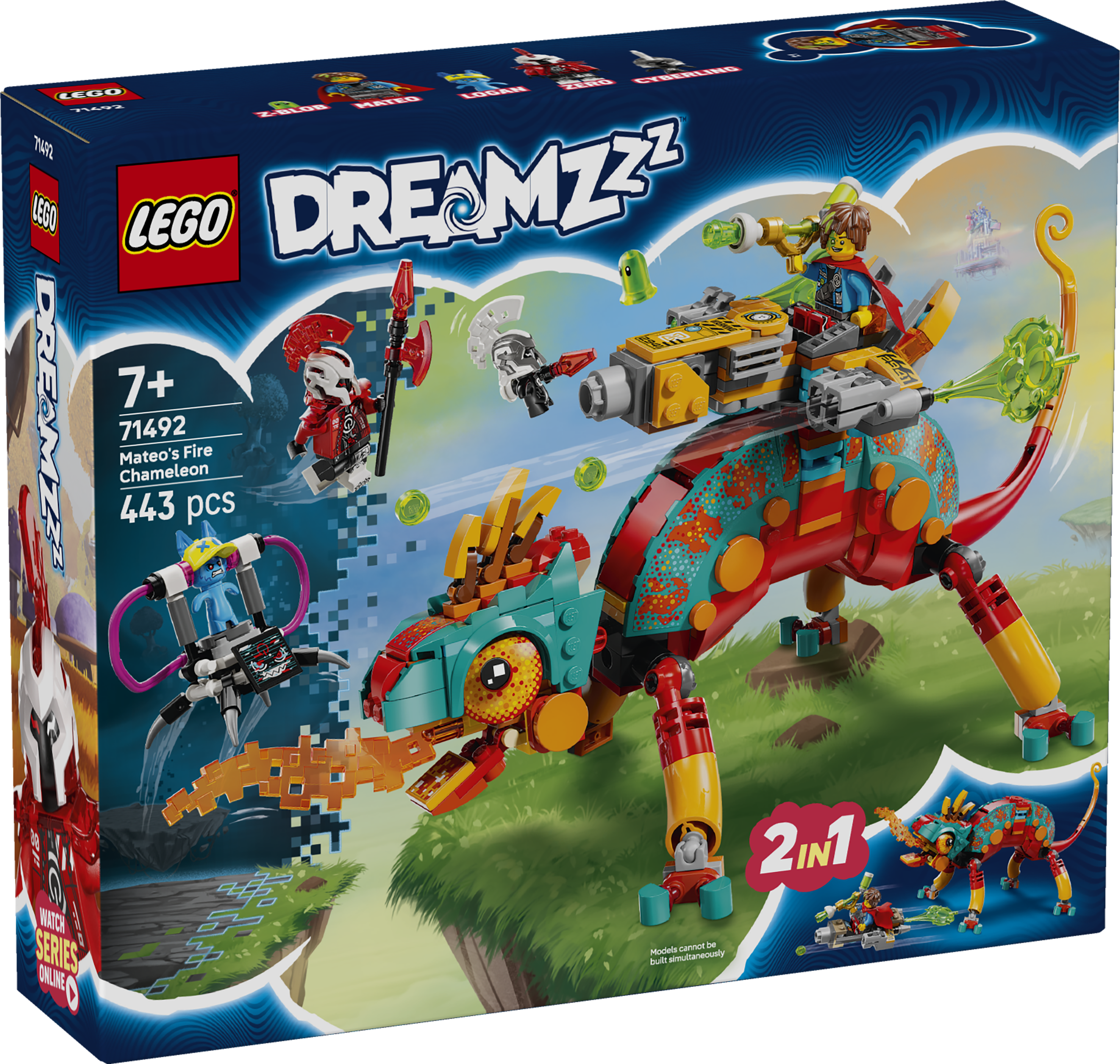LEGO 71492 Mateos Feuer-Chamäleon