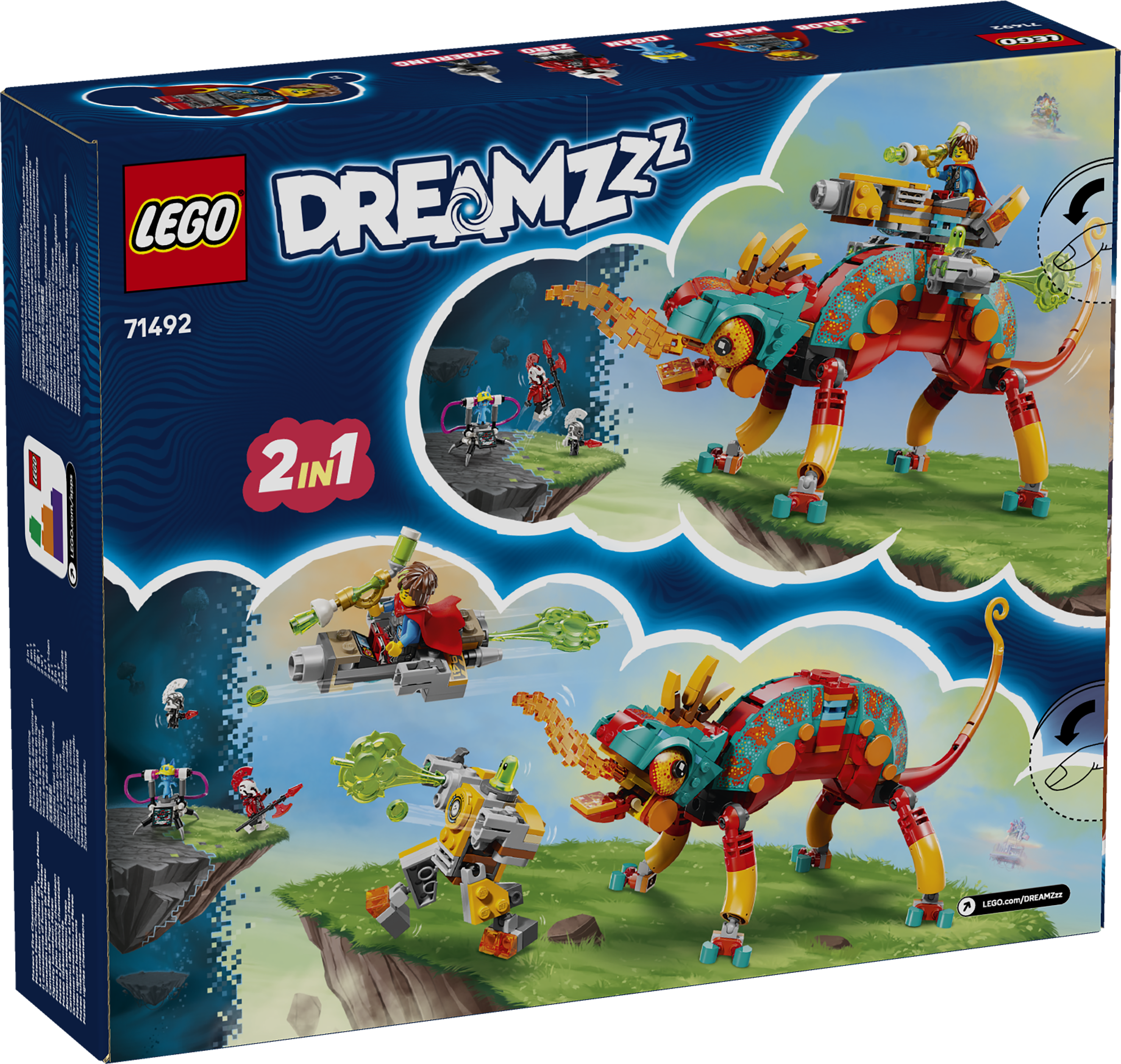 LEGO 71492 Mateos Feuer-Chamäleon