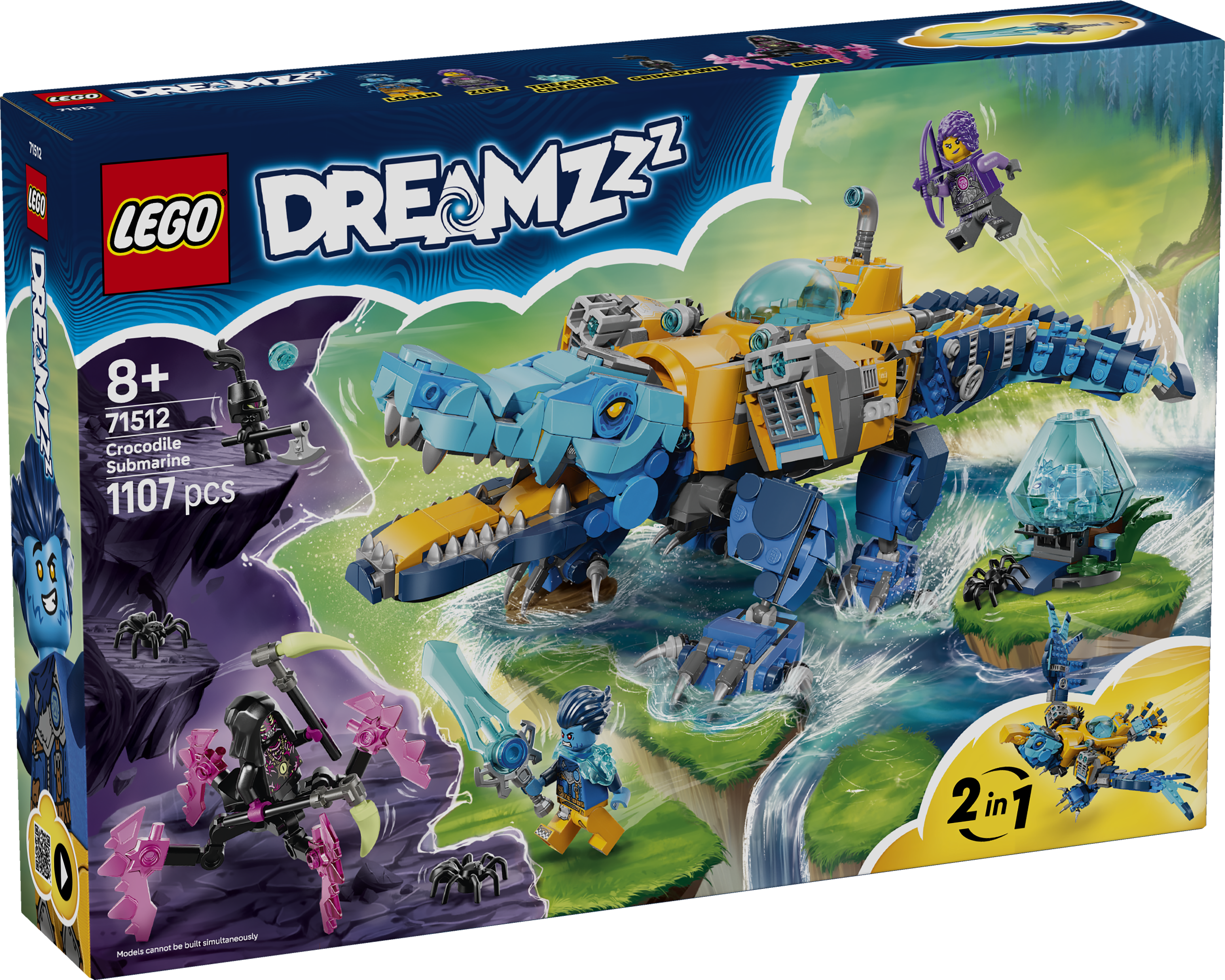 LEGO 71512 Krokodil-U-Boot