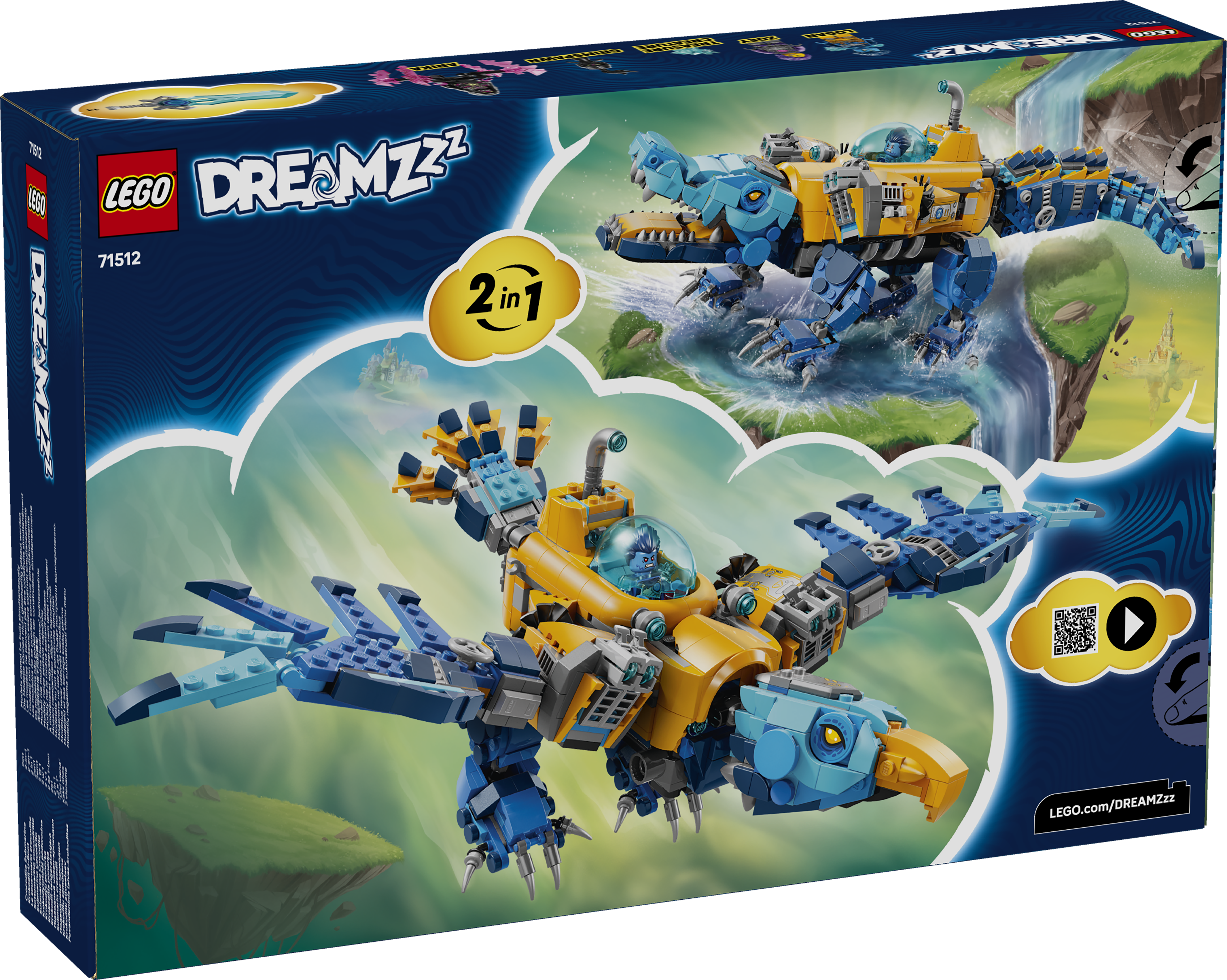 LEGO 71512 Krokodil-U-Boot