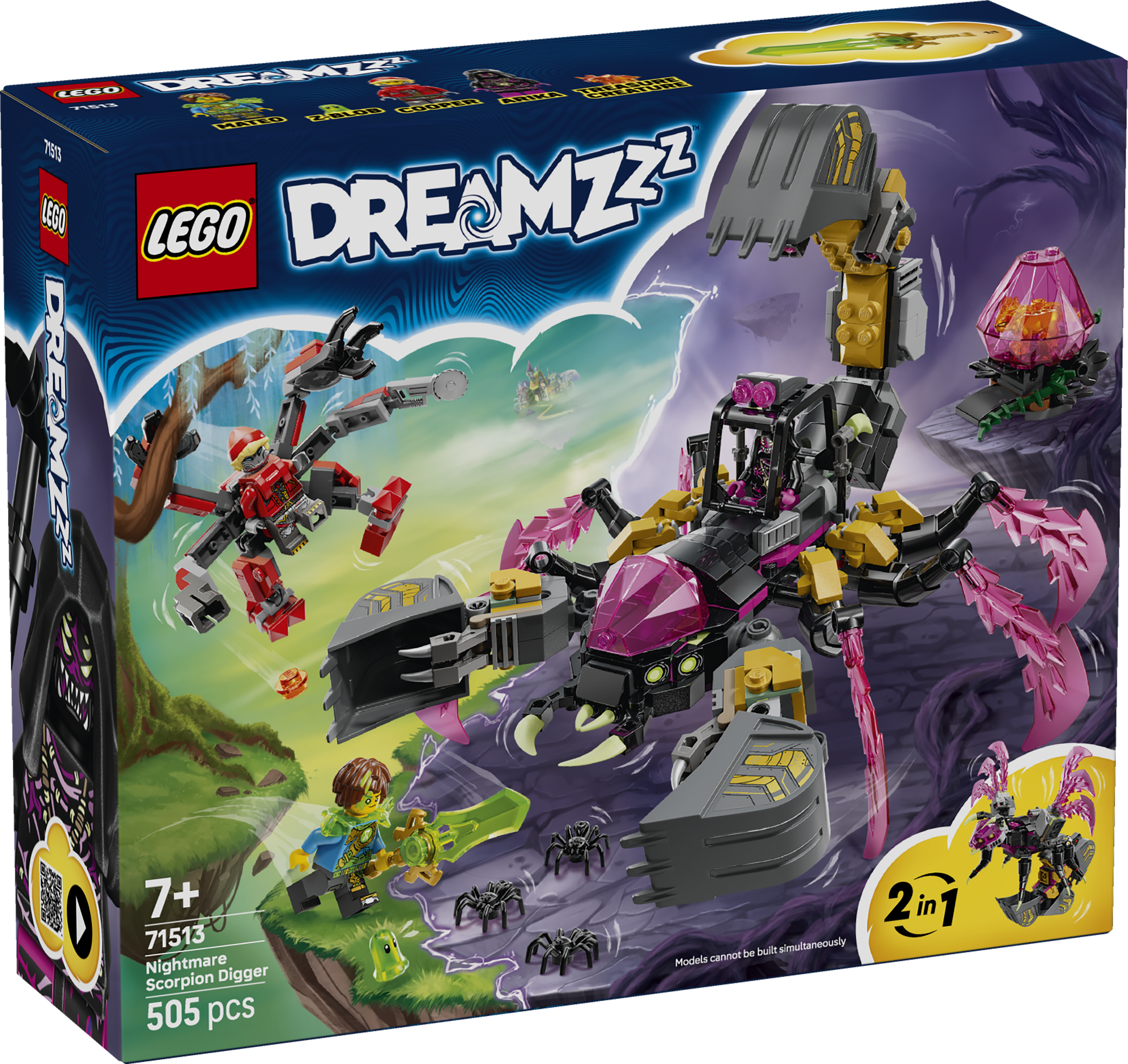 LEGO 71513 Albtraum-Skorpionbagger